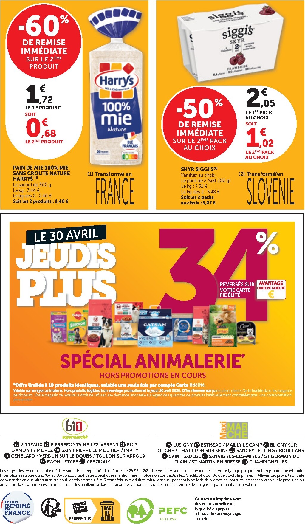 bi1 - Current Bi1 - Supermarché, Maxi Marché leaflet valid from du mardi 21/04/2026 to du dimanche 03/05/2026 - page: 12