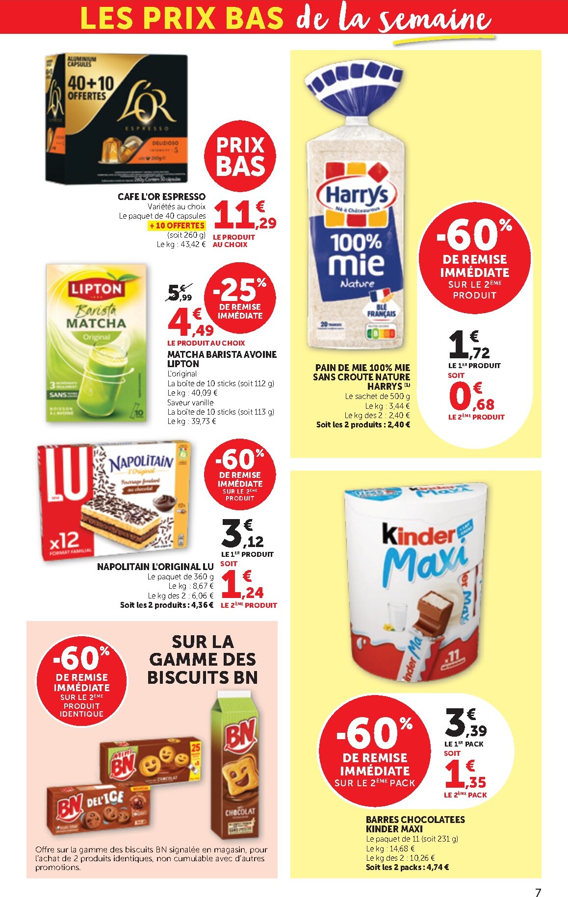 bi1 - Current Bi1 - Supermarché, Maxi Marché leaflet valid from du mardi 21/04/2026 to du dimanche 03/05/2026 - page: 7