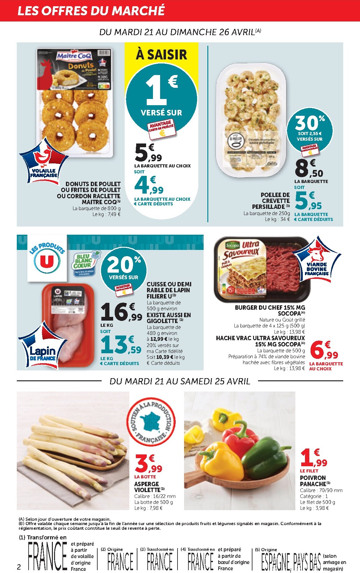 bi1 - Current Bi1 - Supermarché, Maxi Marché leaflet valid from du mardi 21/04/2026 to du dimanche 03/05/2026 - page: 2