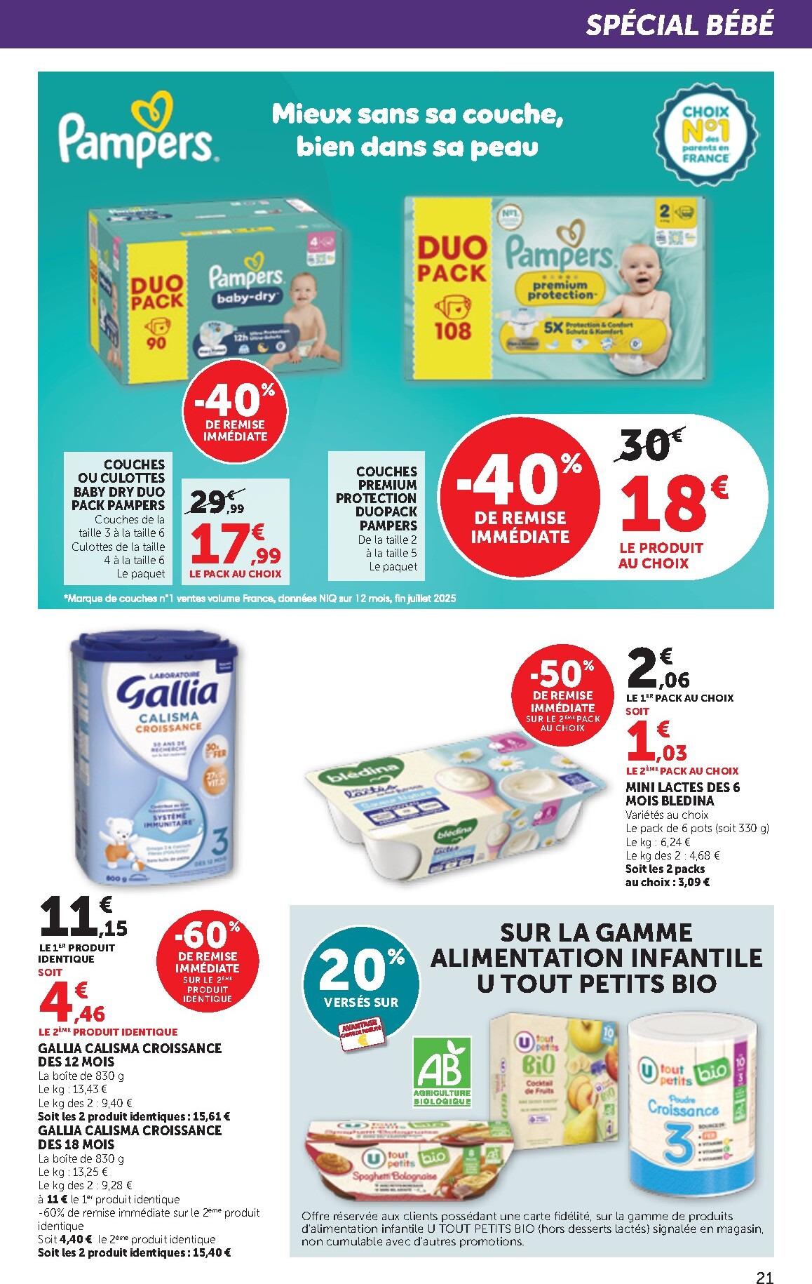 bi1 - Current Bi1 Supermarché leaflet valid from du mardi 21/04/2026 to du dimanche 03/05/2026 - page: 21