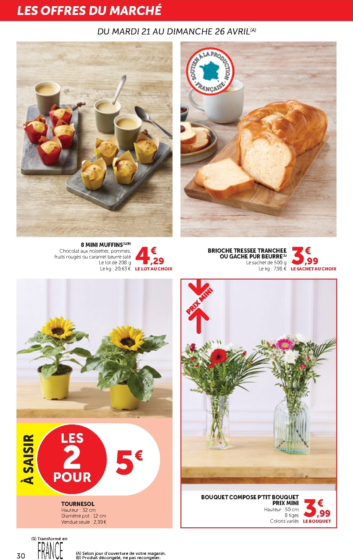 bi1 - Current Bi1 Supermarché leaflet valid from du mardi 21/04/2026 to du dimanche 03/05/2026 - page: 30