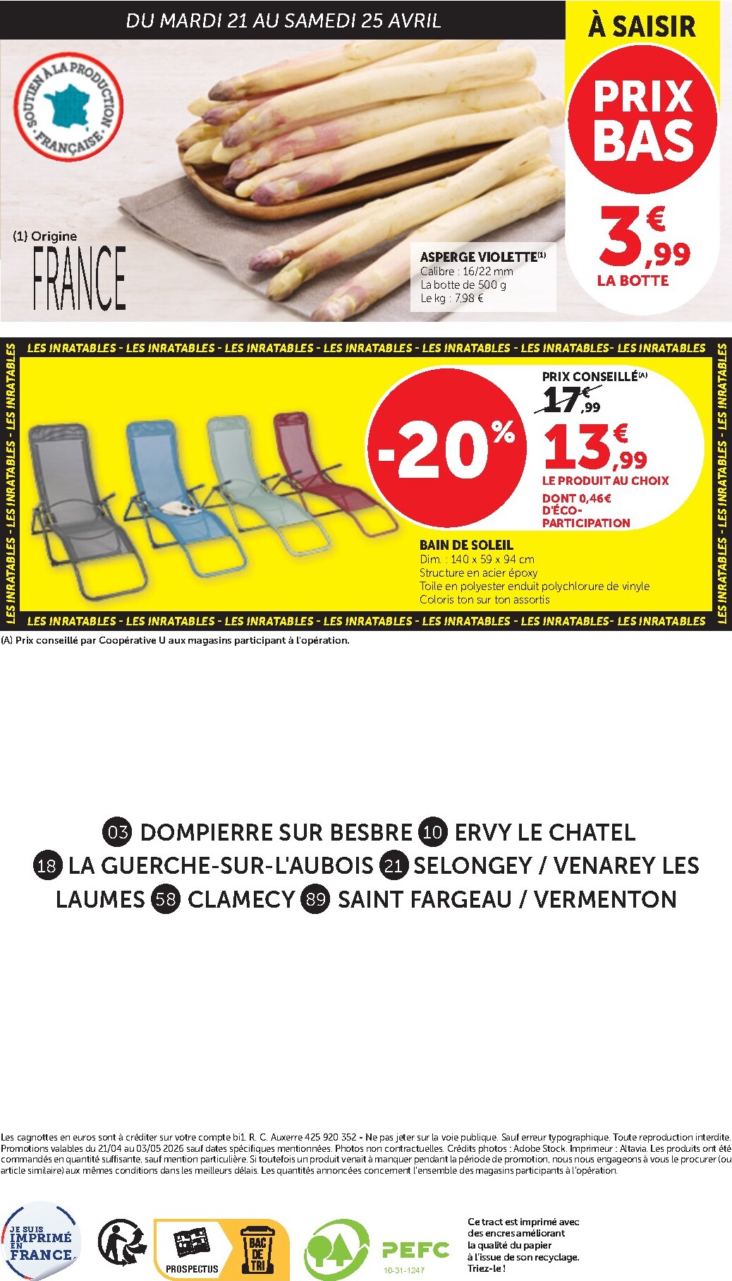 bi1 - Current Bi1 Supermarché leaflet valid from du mardi 21/04/2026 to du dimanche 03/05/2026 - page: 32