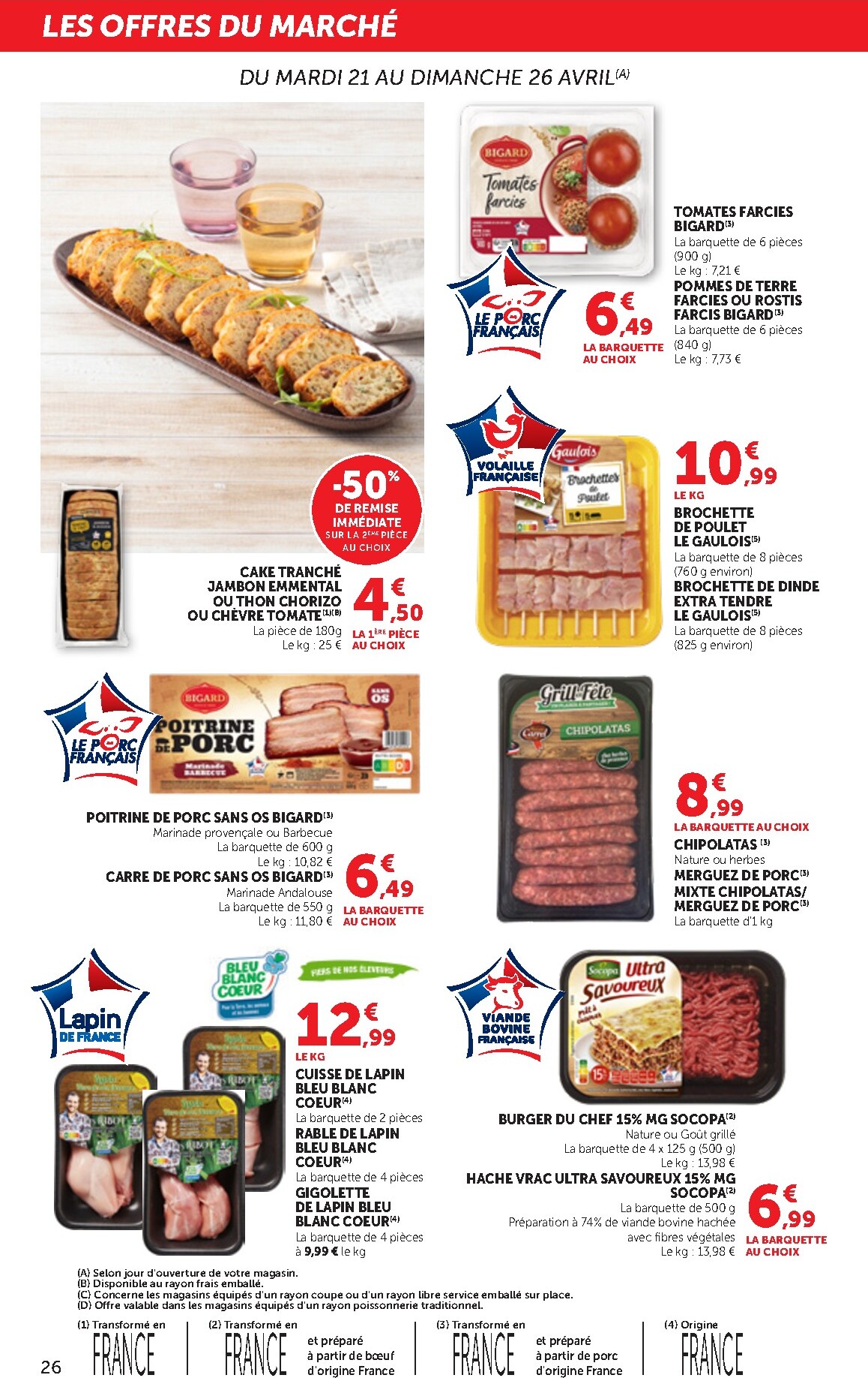bi1 - Current Bi1 Supermarché leaflet valid from du mardi 21/04/2026 to du dimanche 03/05/2026 - page: 26