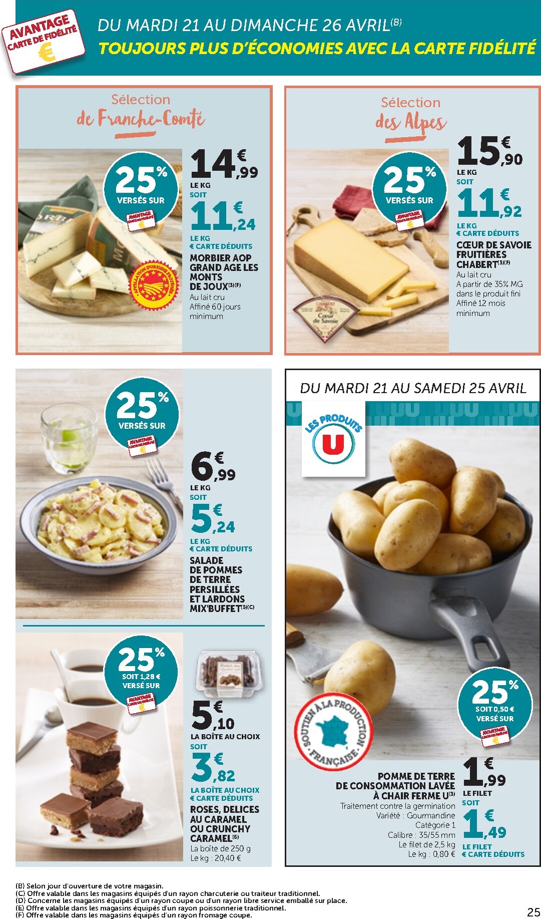 bi1 - Current Bi1 Supermarché leaflet valid from du mardi 21/04/2026 to du dimanche 03/05/2026 - page: 25