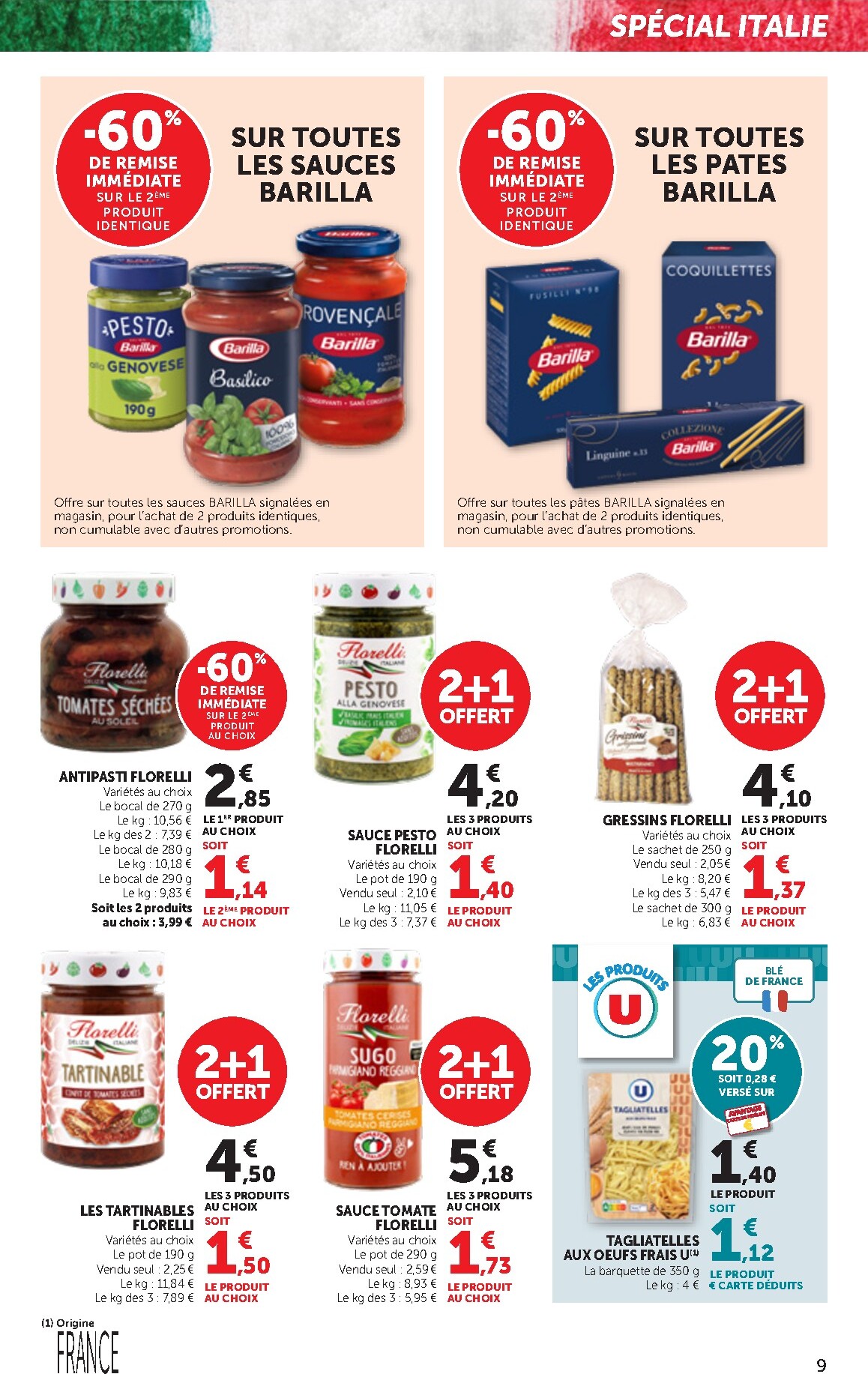 bi1 - Current Bi1 Supermarché - Chaource, Voujeaucourt, Lavans-les-Saint-Claude, Salins-les-Bains, La Pacaudière, Lormes, Saint-Pierre-le-Moûtier, La Clayette, Louhans, Verdun-sur-le-Doubs, Ancy-le-Franc, Bléneau leaflet valid from du mardi 21/04/2026 to d - page: 9