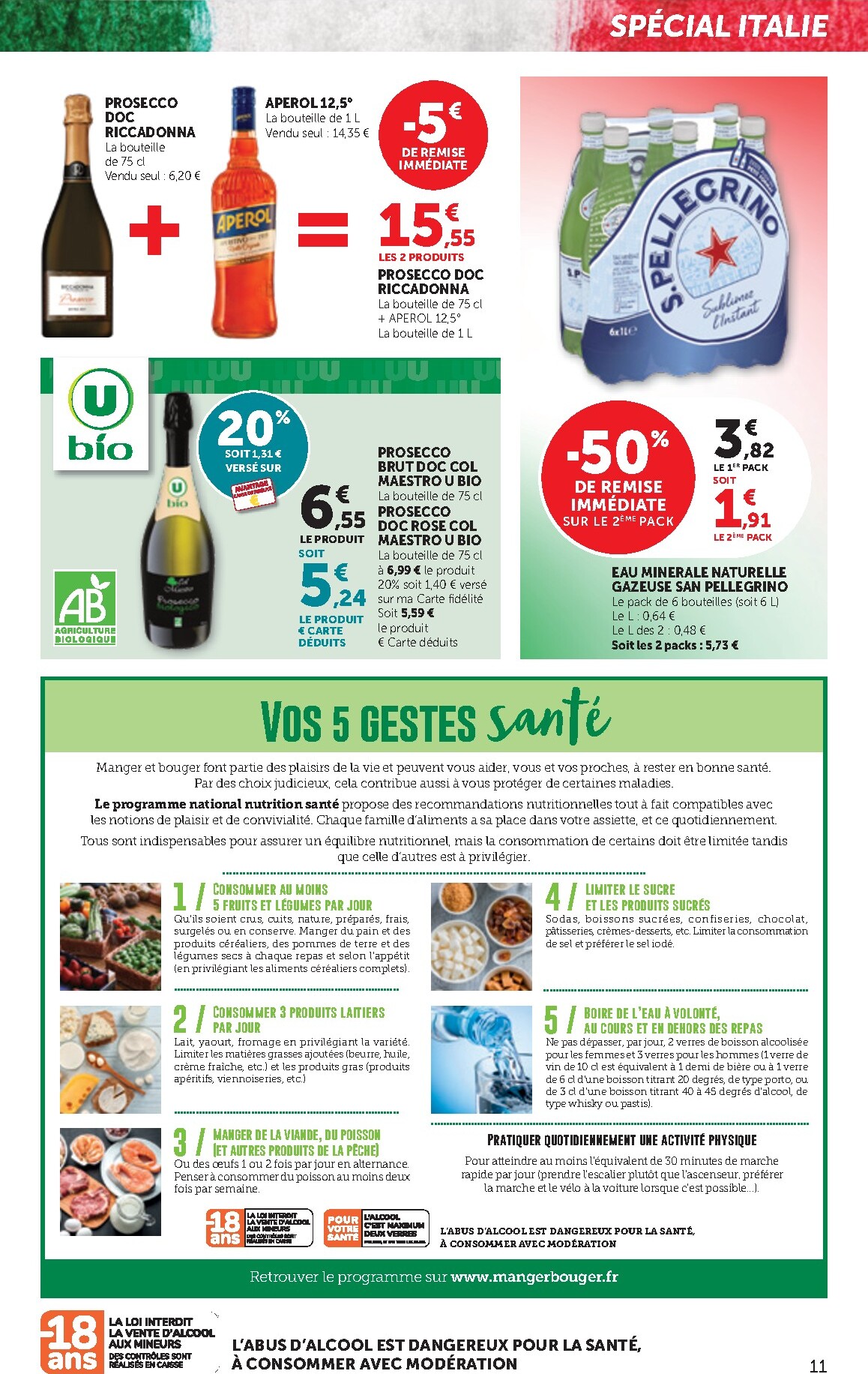 bi1 - Current Bi1 Supermarché - Chaource, Voujeaucourt, Lavans-les-Saint-Claude, Salins-les-Bains, La Pacaudière, Lormes, Saint-Pierre-le-Moûtier, La Clayette, Louhans, Verdun-sur-le-Doubs, Ancy-le-Franc, Bléneau leaflet valid from du mardi 21/04/2026 to d - page: 11