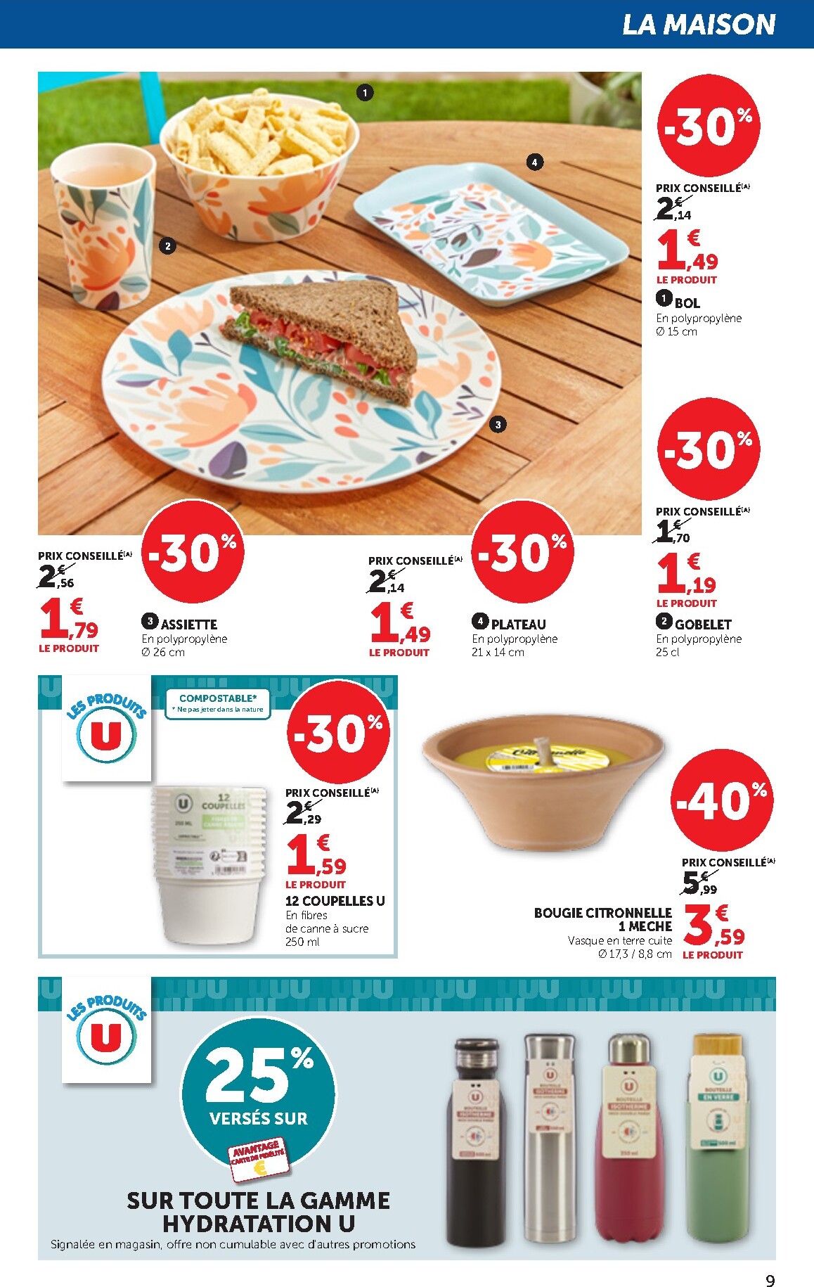 bi1 - Current Bi1 Supermarché - Chaource, Voujeaucourt, Lavans-les-Saint-Claude, Salins-les-Bains, La Pacaudière, Lormes, Saint-Pierre-le-Moûtier, La Clayette, Louhans, Verdun-sur-le-Doubs, Ancy-le-Franc, Bléneau leaflet valid from du mardi 28/04/2026 to d - page: 9
