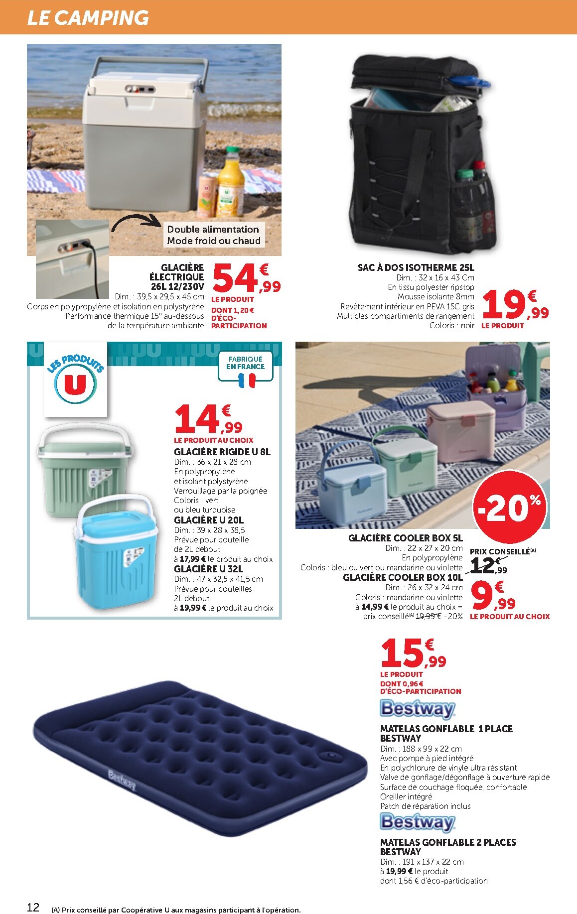 bi1 - Current Bi1 Supermarché - Chaource, Voujeaucourt, Lavans-les-Saint-Claude, Salins-les-Bains, La Pacaudière, Lormes, Saint-Pierre-le-Moûtier, La Clayette, Louhans, Verdun-sur-le-Doubs, Ancy-le-Franc, Bléneau leaflet valid from du mardi 28/04/2026 to d - page: 12