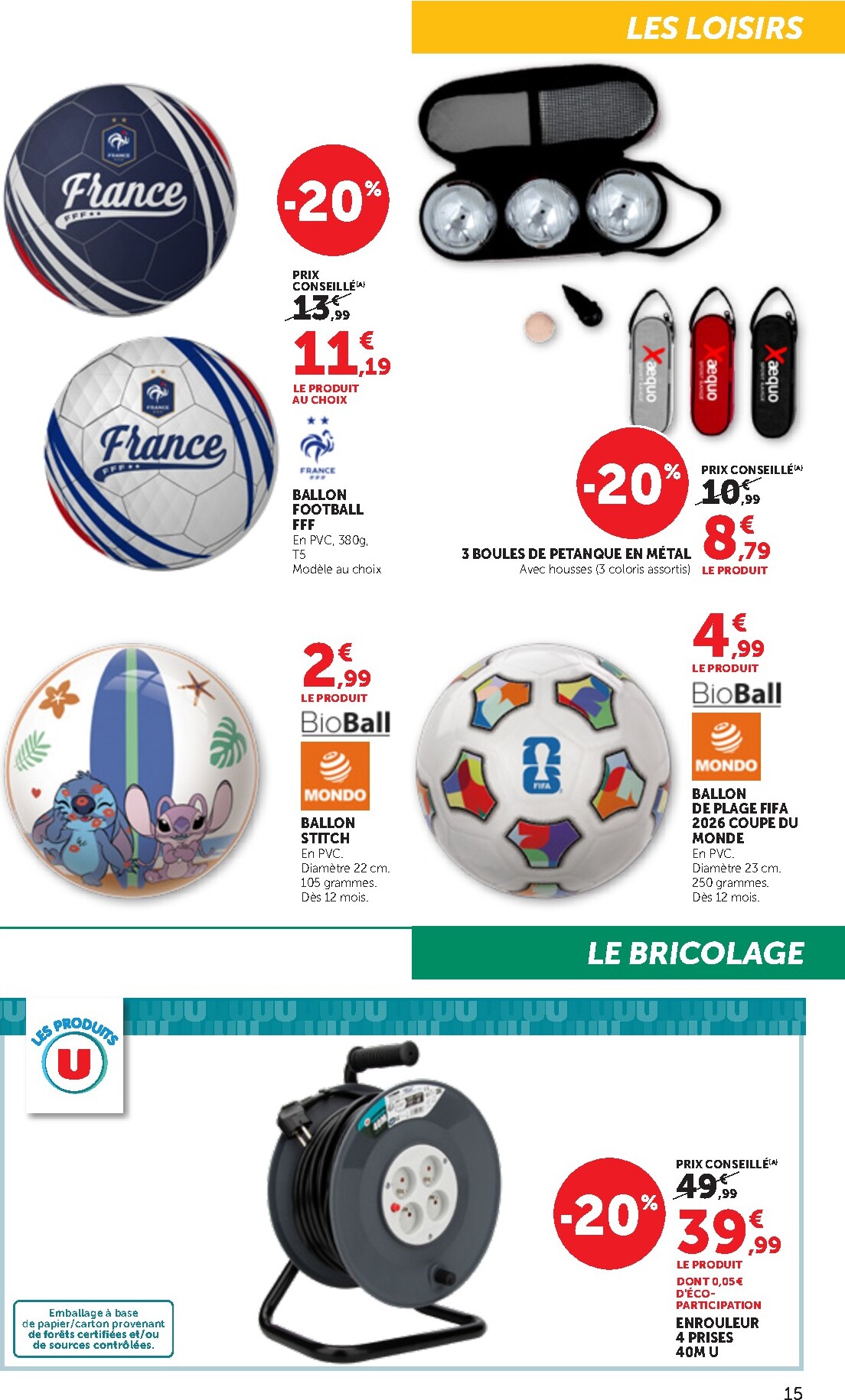 bi1 - Current Bi1 Supermarché - Chaource, Voujeaucourt, Lavans-les-Saint-Claude, Salins-les-Bains, La Pacaudière, Lormes, Saint-Pierre-le-Moûtier, La Clayette, Louhans, Verdun-sur-le-Doubs, Ancy-le-Franc, Bléneau leaflet valid from du mardi 28/04/2026 to d - page: 15