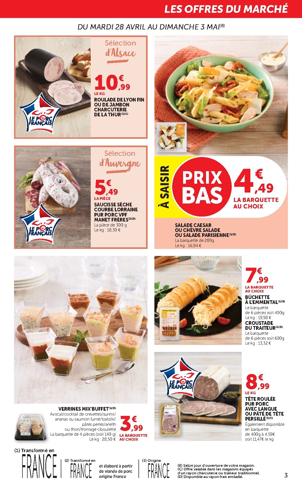 bi1 - Current Bi1 - Supermarché leaflet valid from du mardi 28/04/2026 to du dimanche 10/05/2026 - page: 3