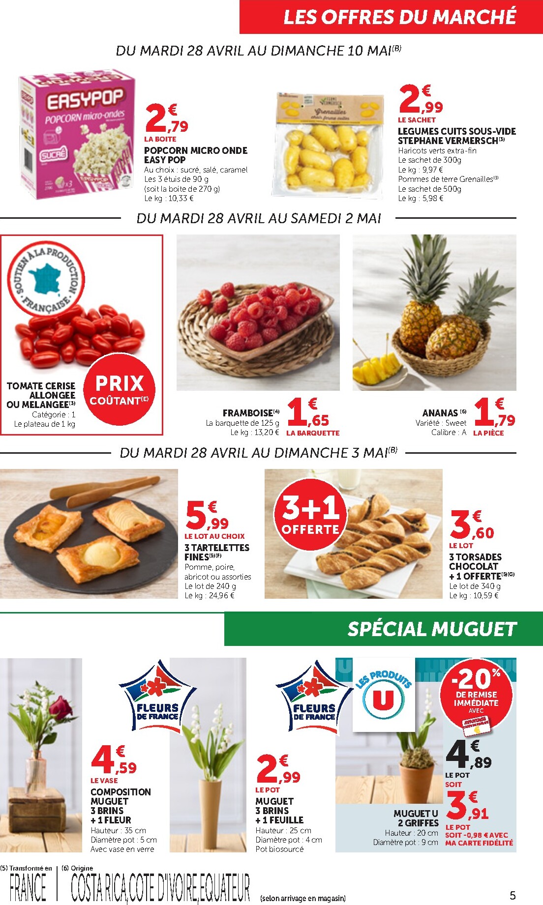 bi1 - Current Bi1 - Supermarché leaflet valid from du mardi 28/04/2026 to du dimanche 10/05/2026 - page: 5