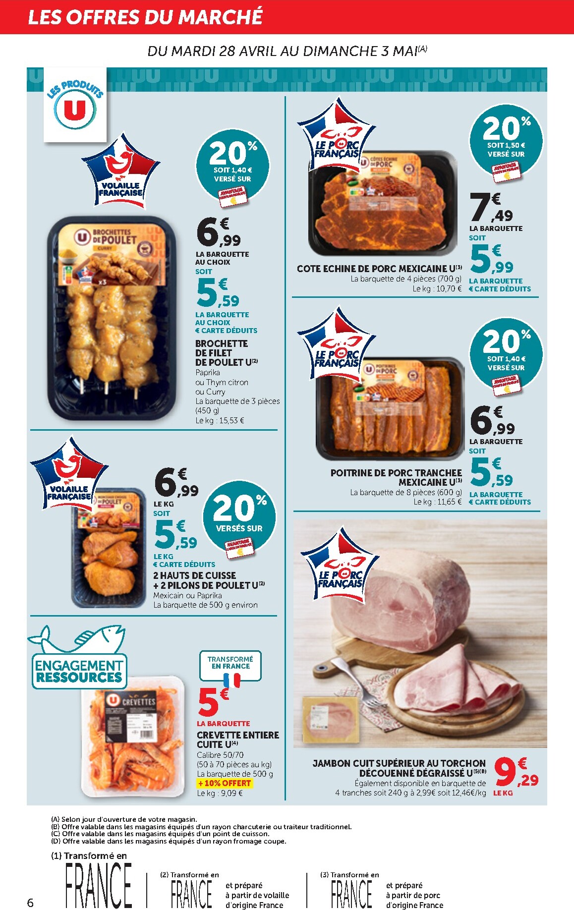 bi1 - Current Bi1 - Supermarché leaflet valid from du mardi 28/04/2026 to du dimanche 10/05/2026 - page: 6