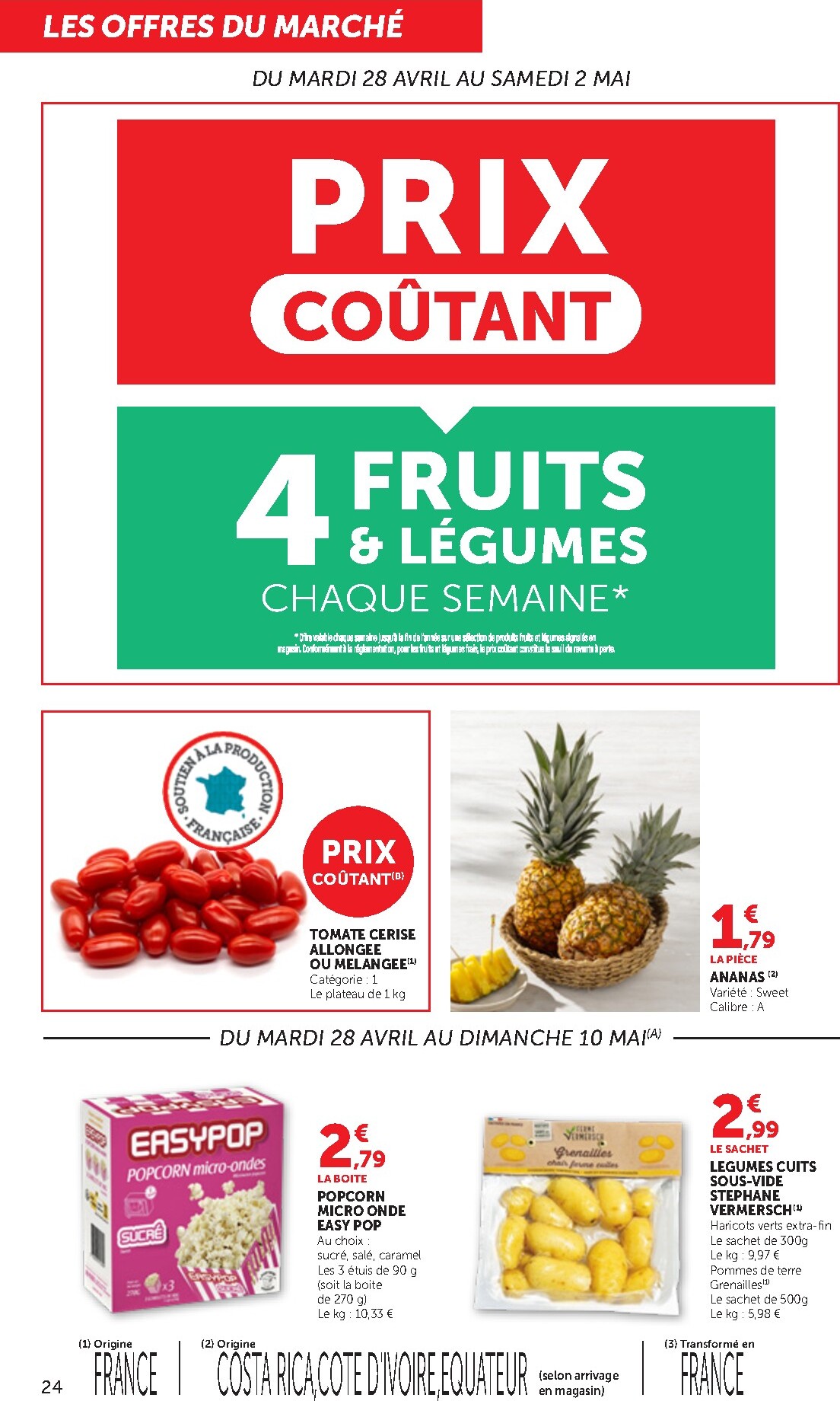 bi1 - Current Bi1 Supermarché leaflet valid from du mardi 28/04/2026 to du dimanche 10/05/2026 - page: 24