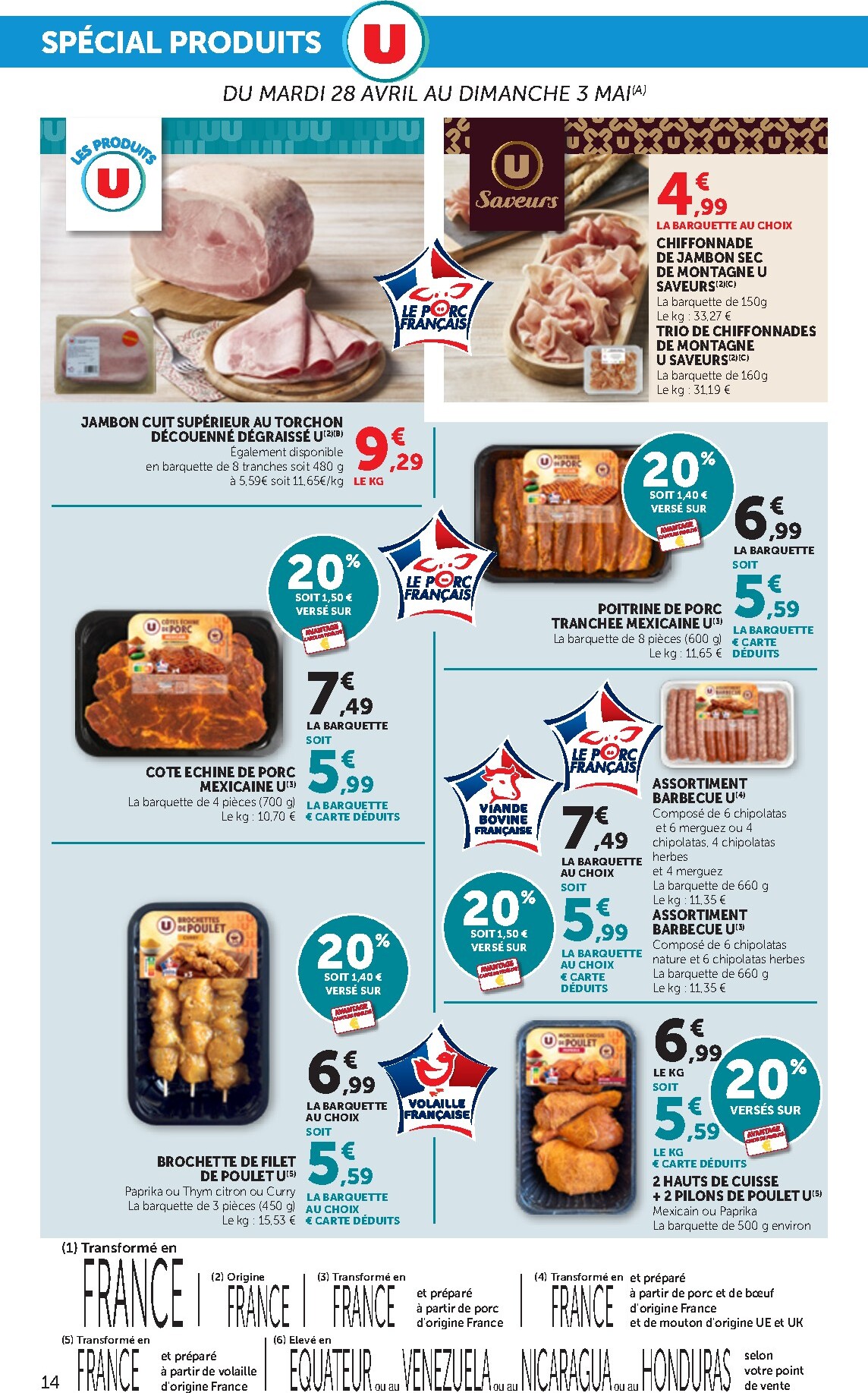 bi1 - Current Bi1 Supermarché leaflet valid from du mardi 28/04/2026 to du dimanche 10/05/2026 - page: 14