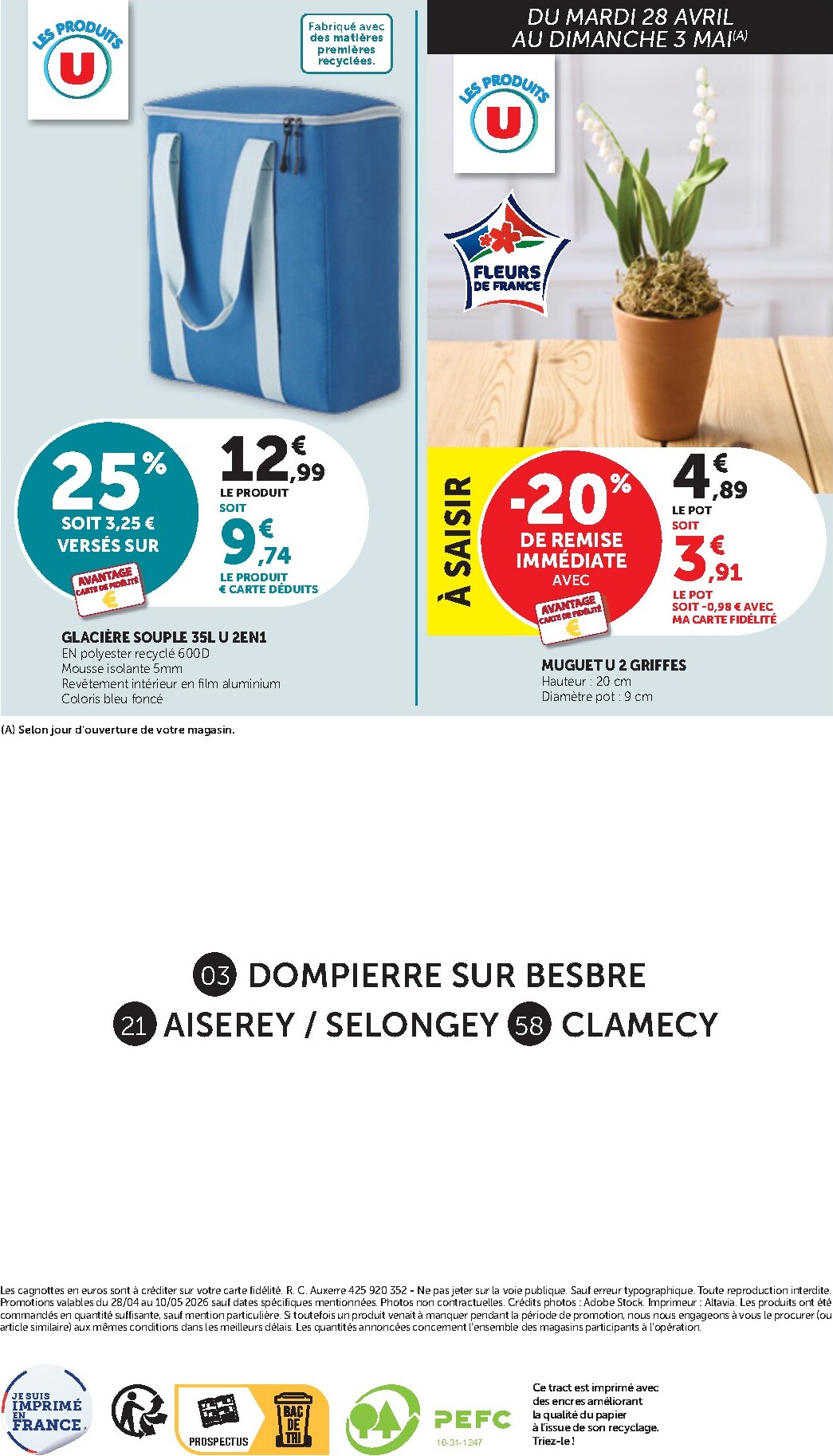 bi1 - Current Bi1 Supermarché leaflet valid from du mardi 28/04/2026 to du dimanche 10/05/2026 - page: 28