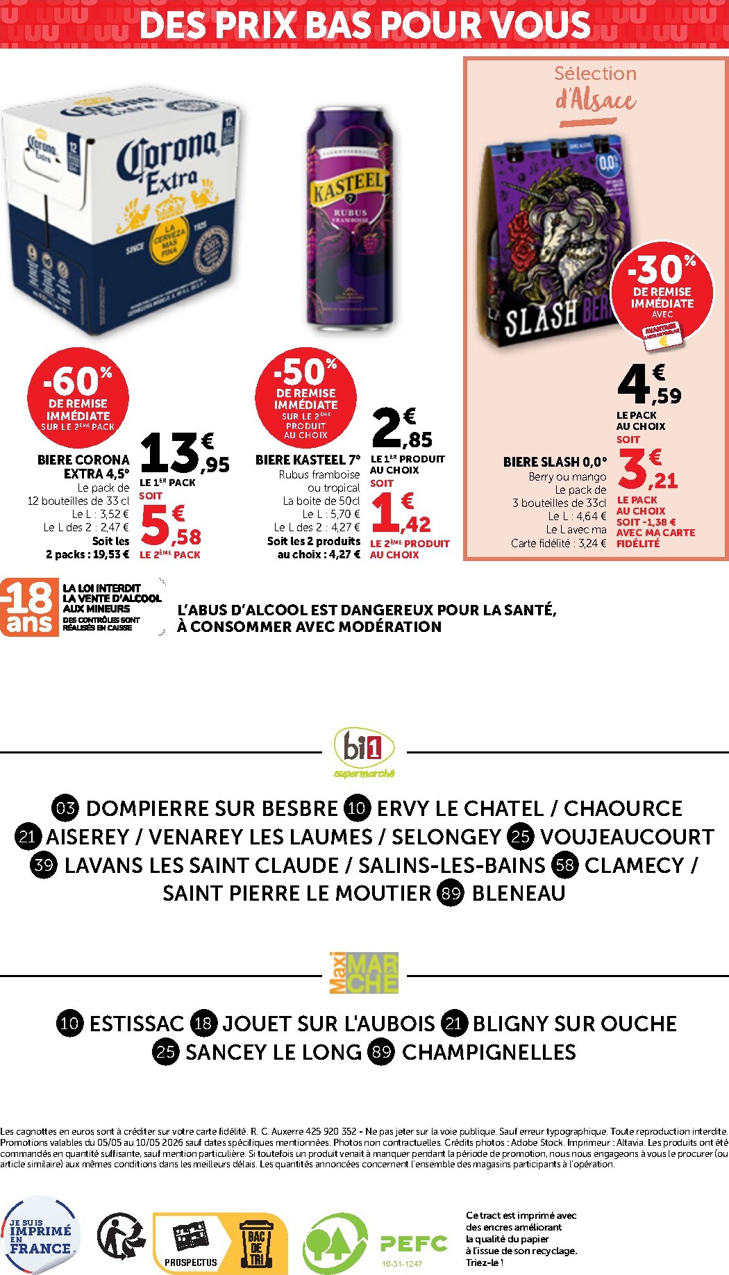 bi1 - Current Bi1 - Supermarché, Maxi Marché leaflet valid from du mardi 05/05/2026 to du dimanche 10/05/2026 - page: 20