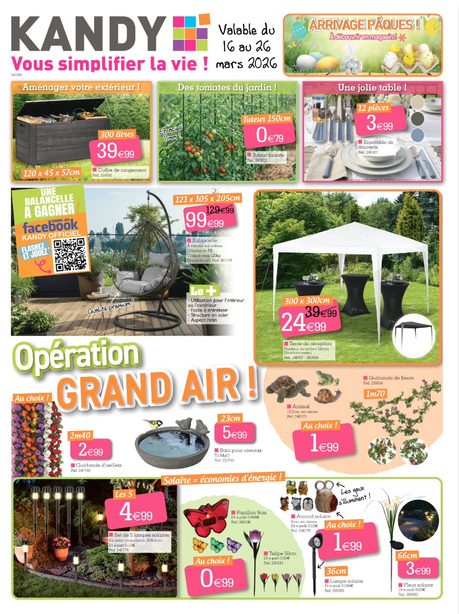 kandy - Catalogue Kandy valable du 16/03/2026 au 26/03/2026 - page: 1