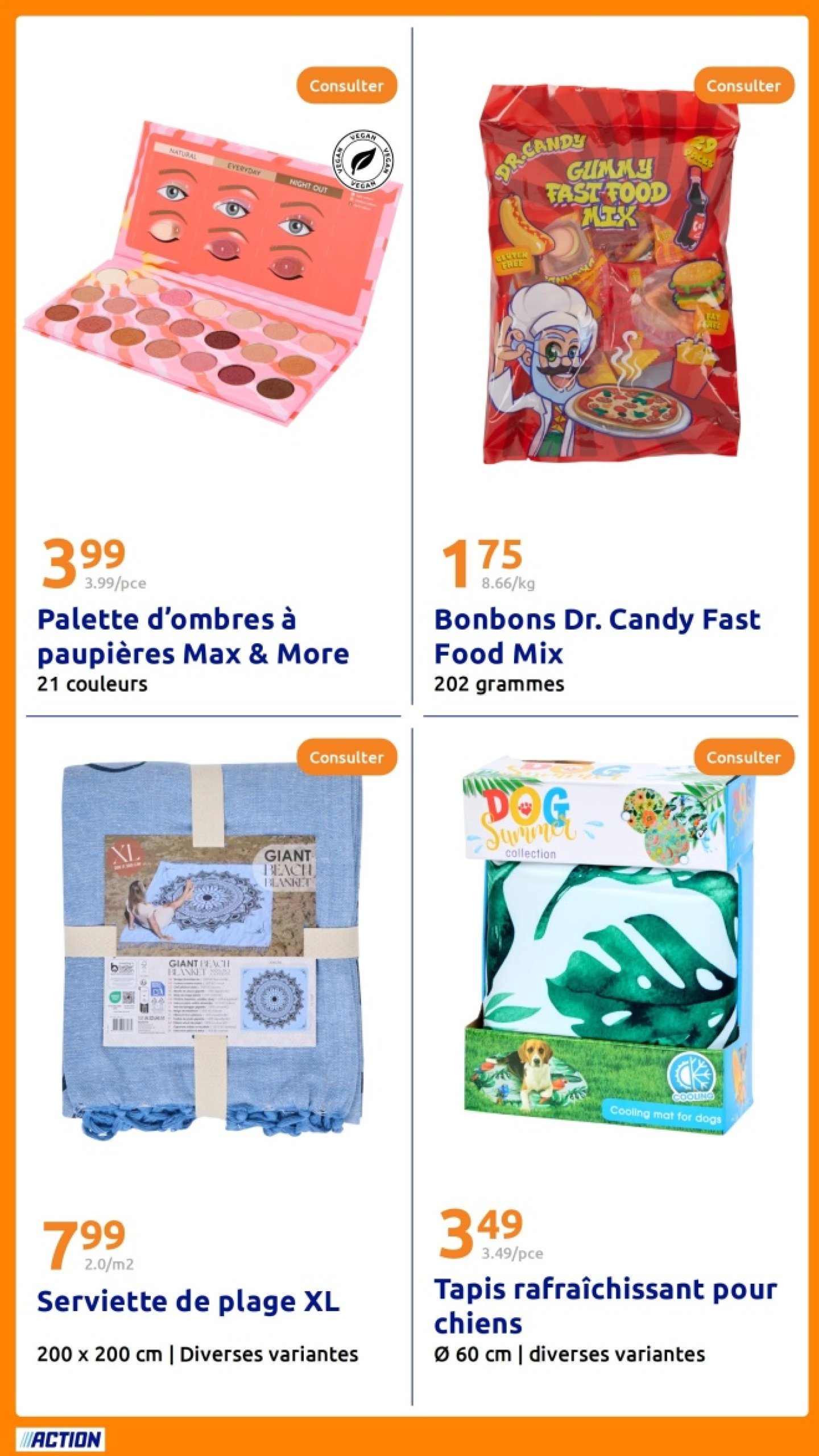 action - Catalogue Action valable du 18/06 au 24/06 - page: 22