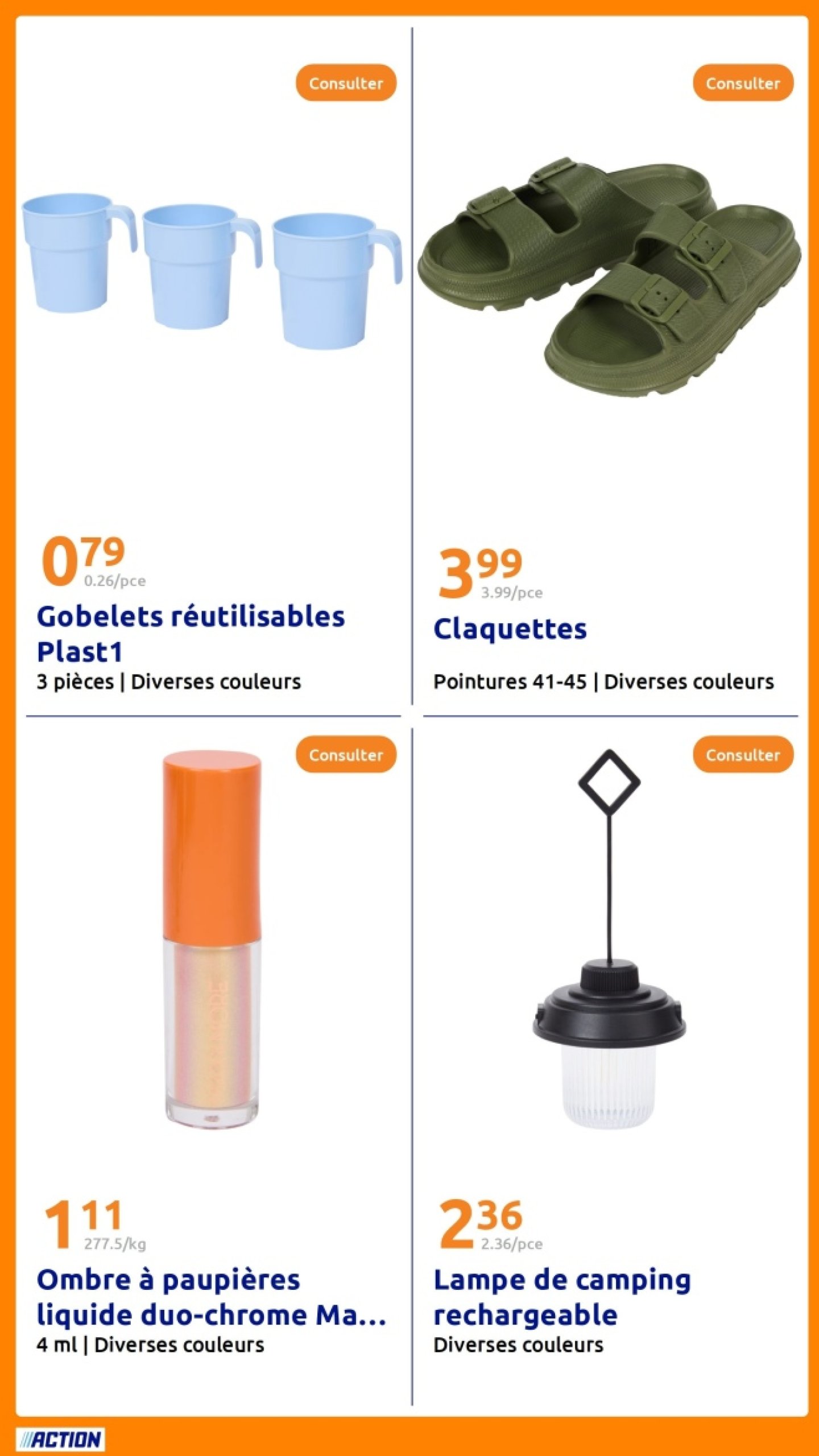 action - Catalogue Action valable du 25/06 au 01/07 - page: 33
