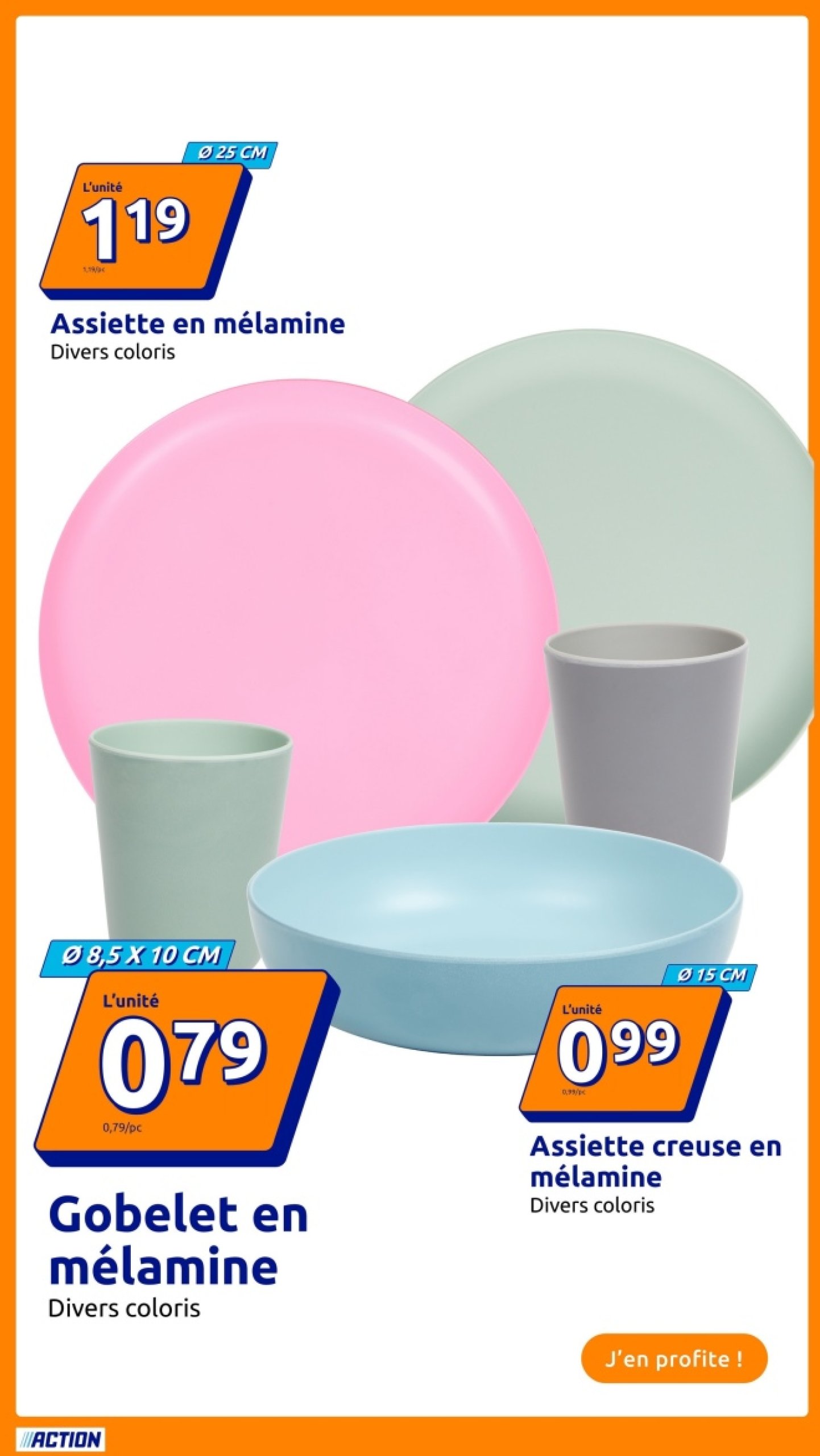 action - Catalogue Action valable du 25/06 au 01/07 - page: 9
