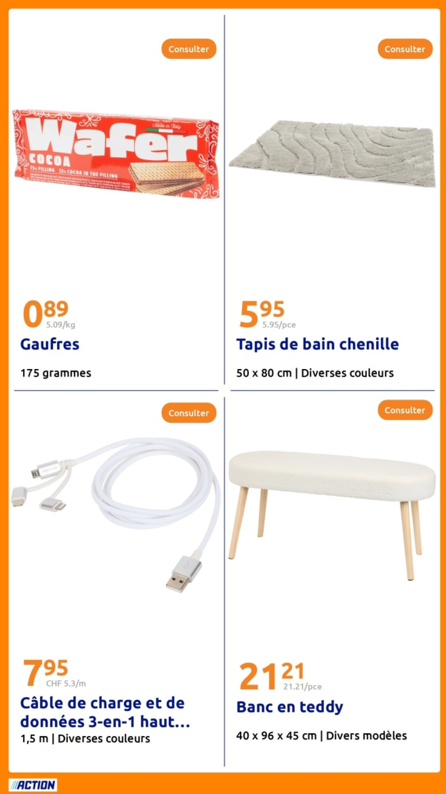 action - Catalogue Action valable du 25/06 au 01/07 - page: 30