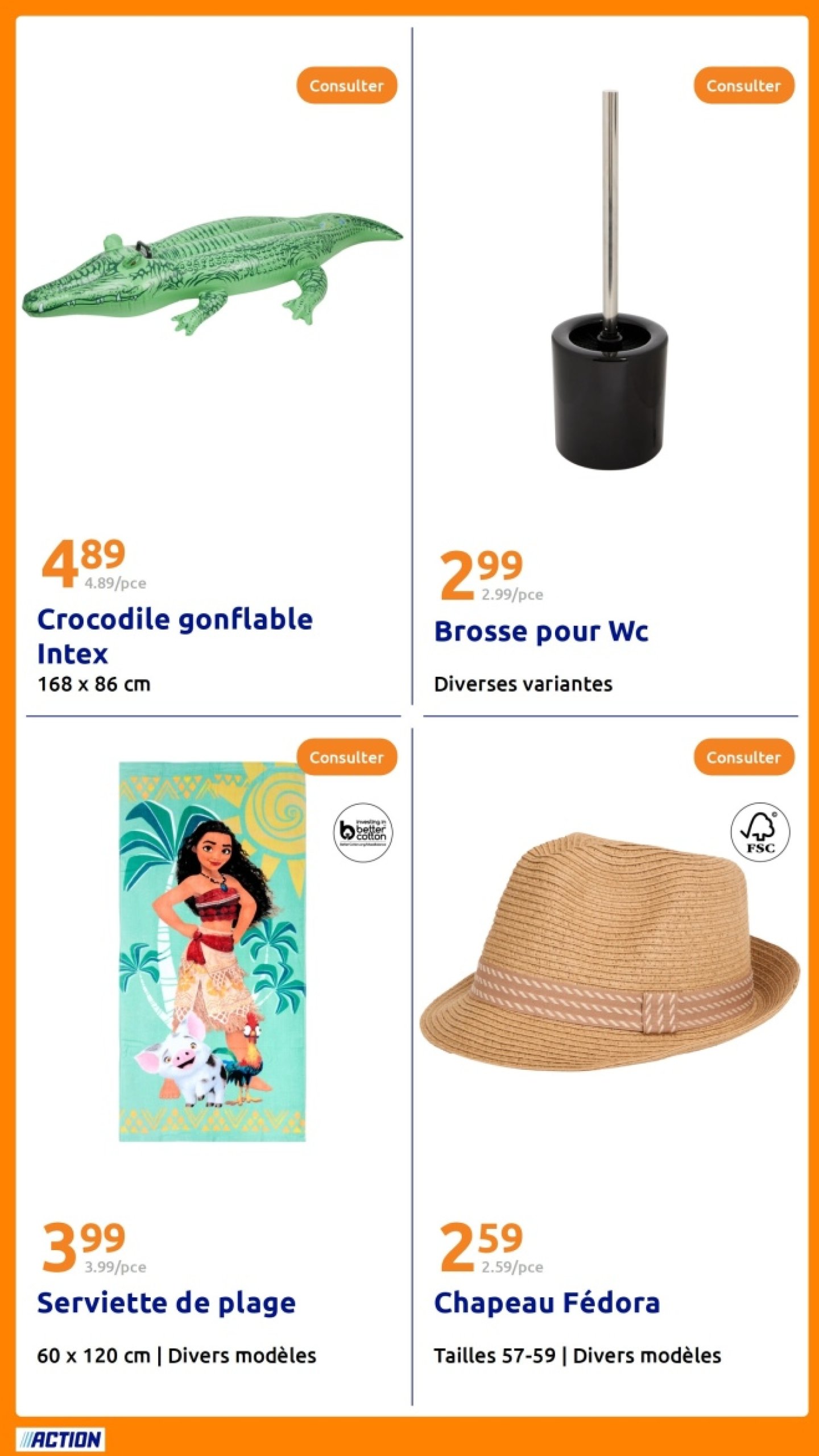 action - Catalogue Action valable du 16/07 au 22/07 - page: 20