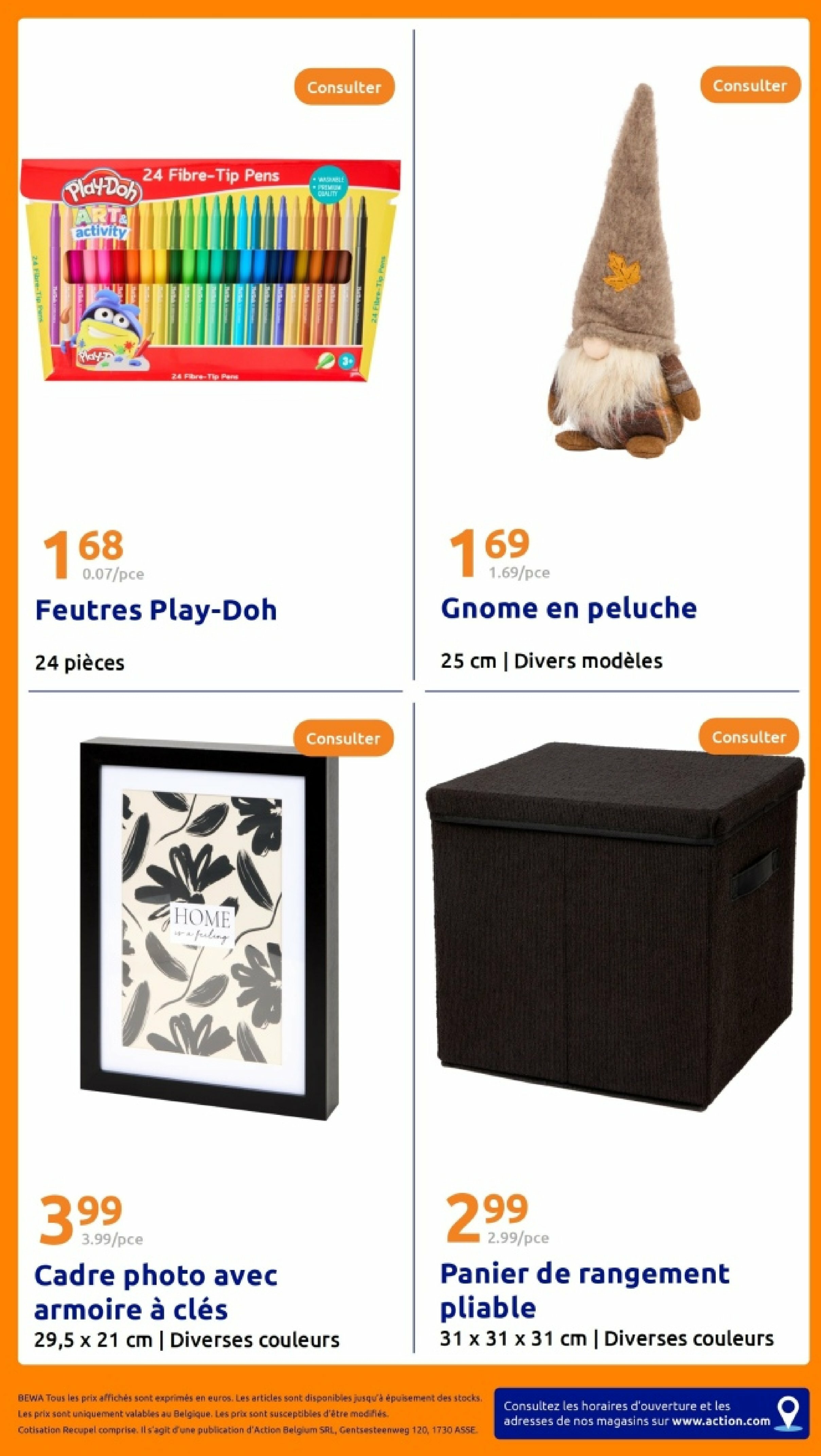 action - Catalogue Action valable du 06/08 au 12/08 - page: 34