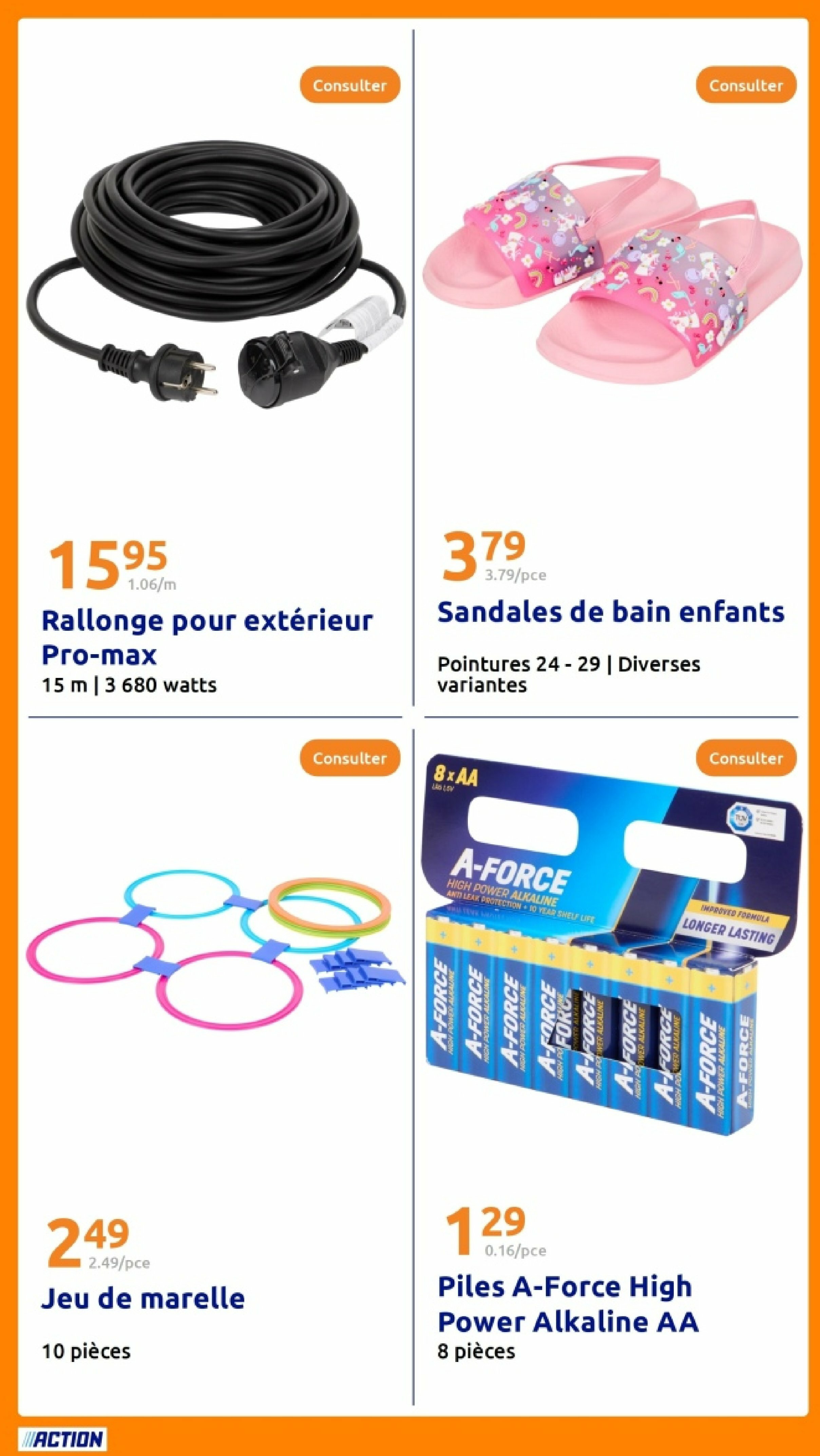 action - Catalogue Action valable du 06/08 au 12/08 - page: 27