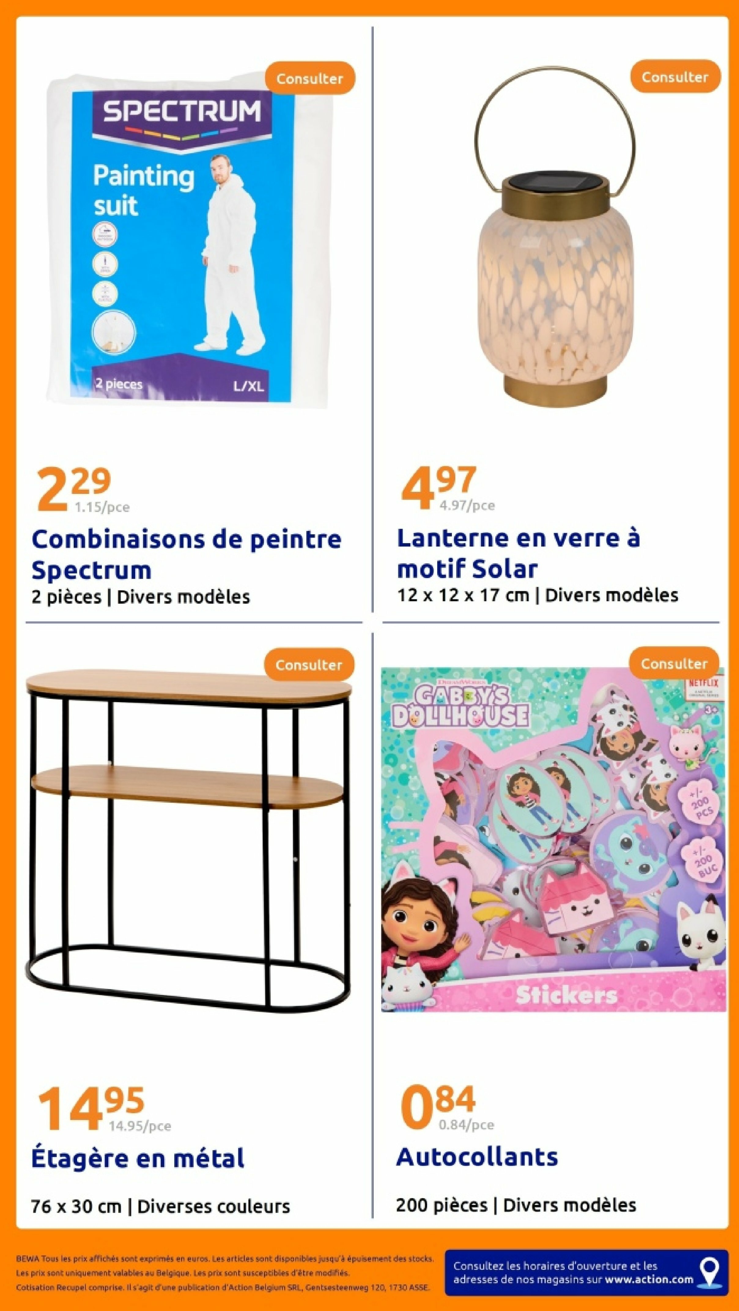 action - Catalogue Action valable du 13/08 au 19/08 - page: 32