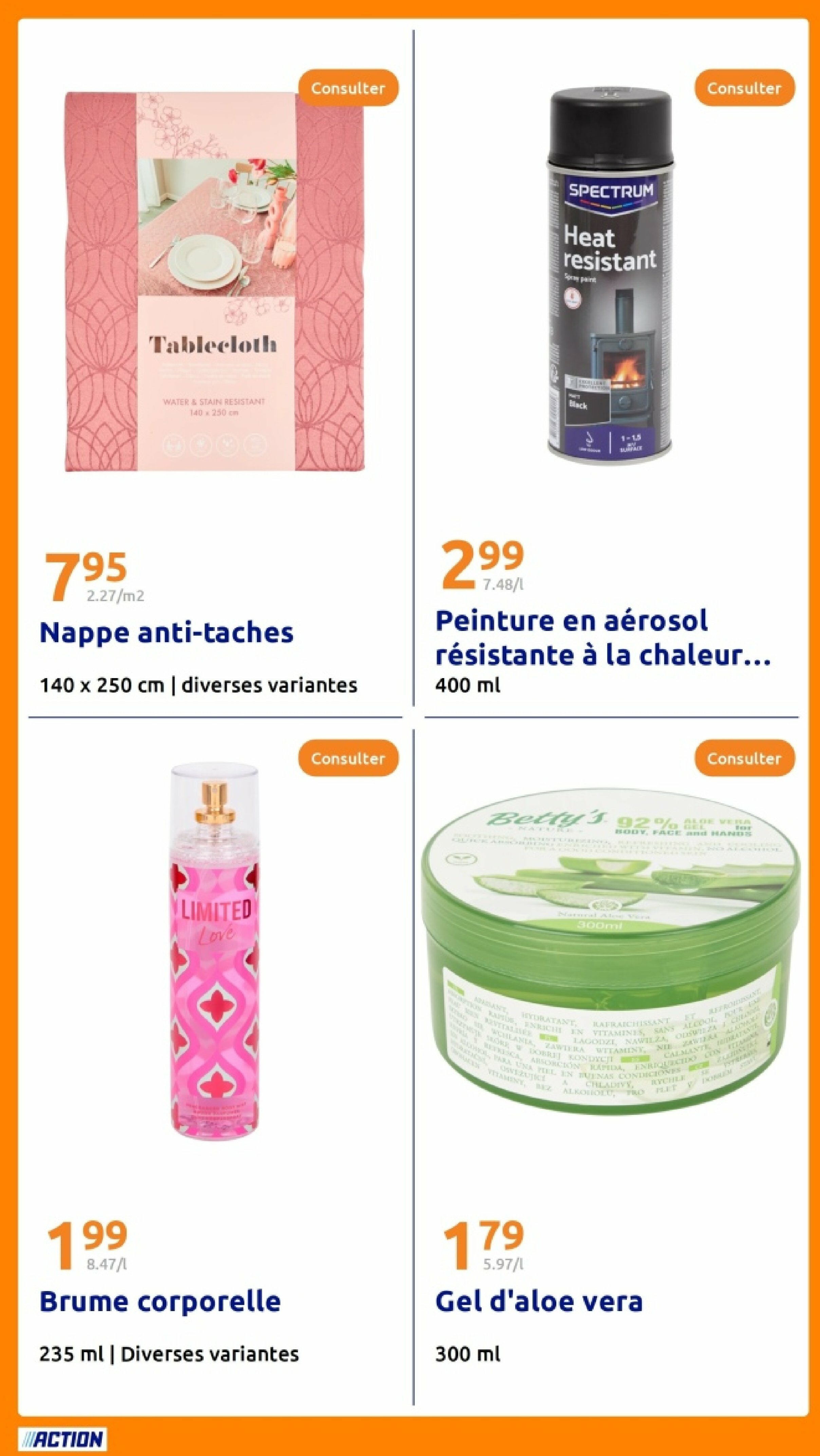 action - Catalogue Action valable du 13/08 au 19/08 - page: 22
