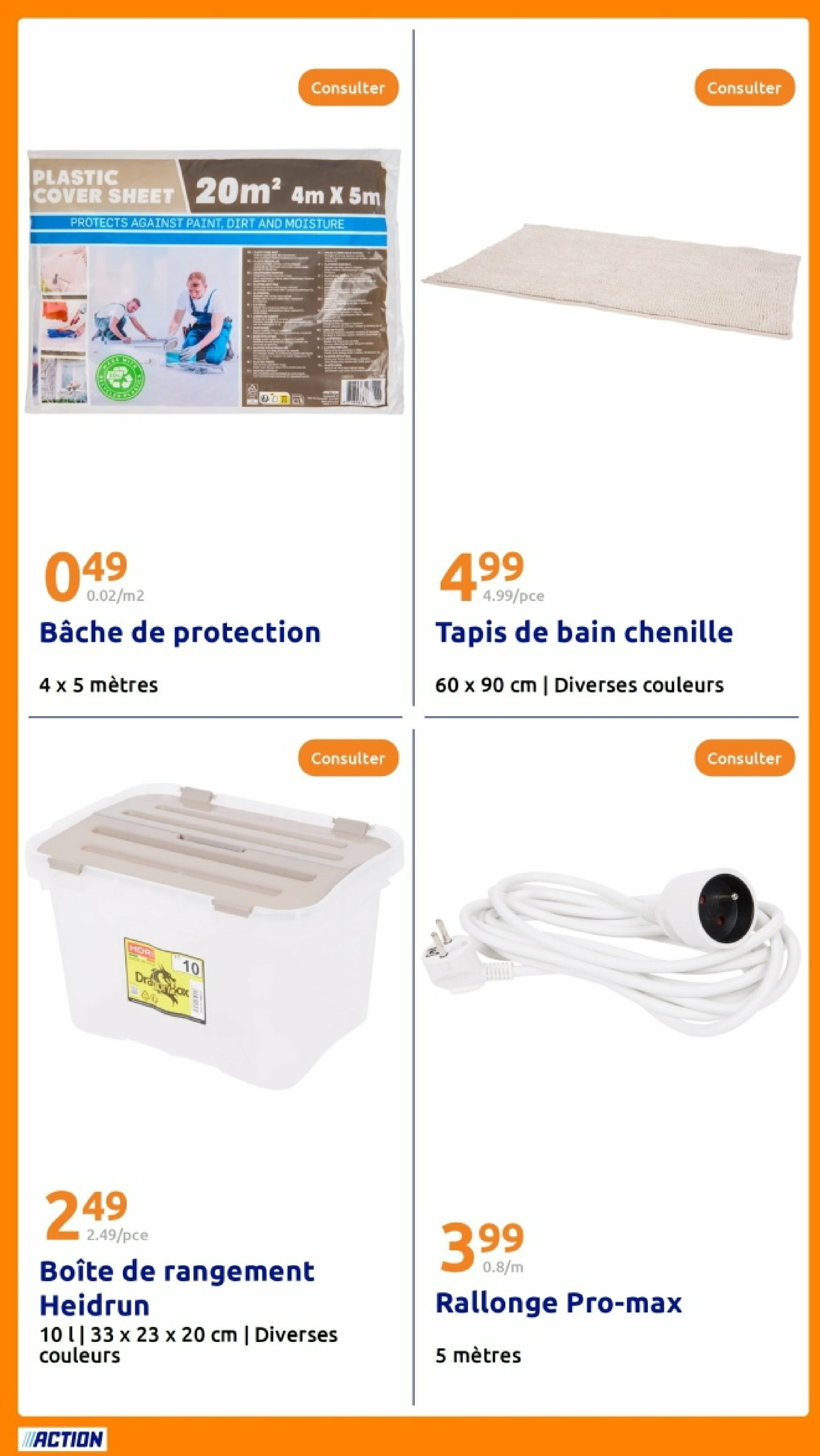 action - Catalogue Action valable du 13/08 au 19/08 - page: 20