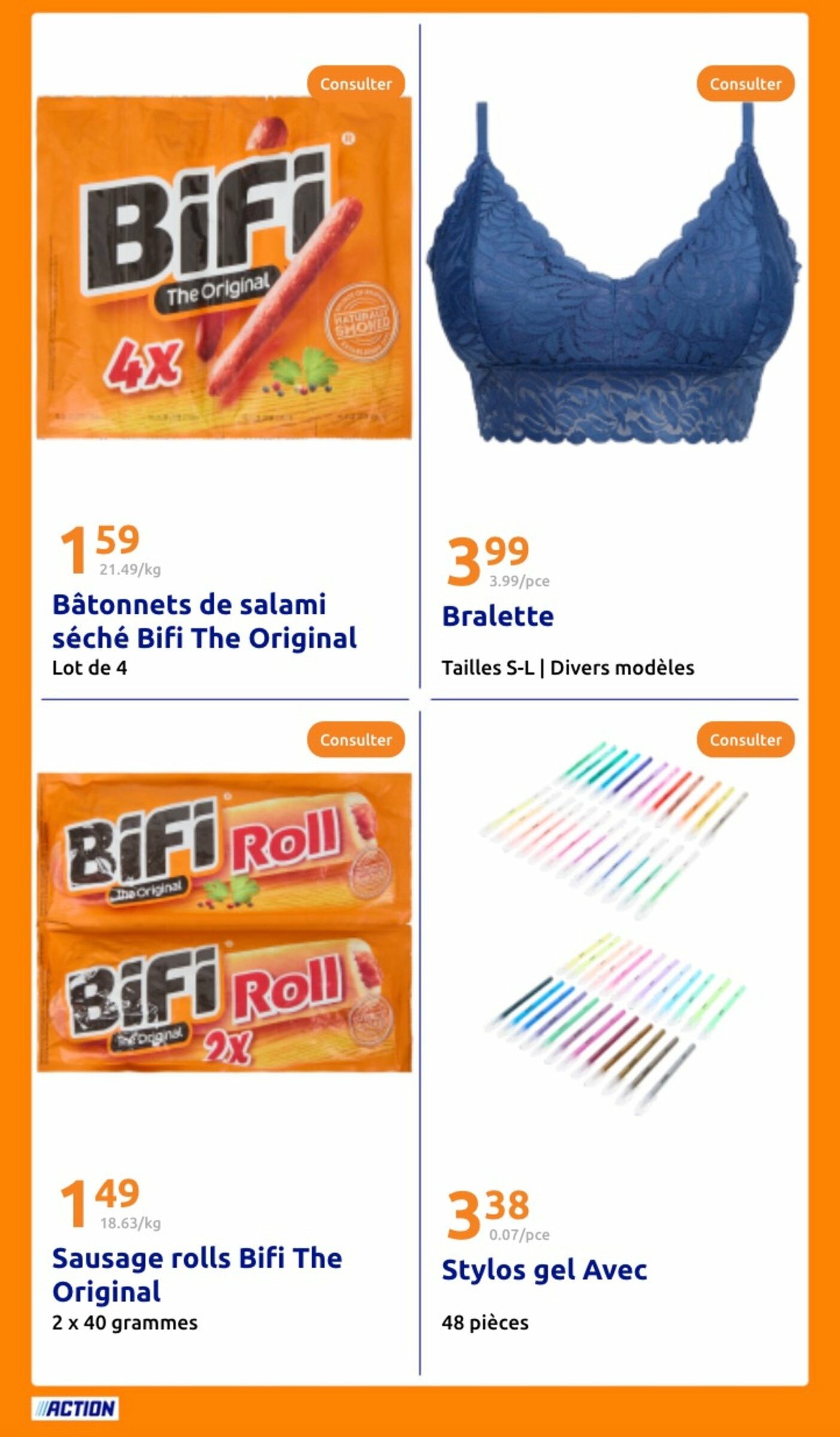 action - Catalogue Action valable du 20/08 au 26/08 - page: 24