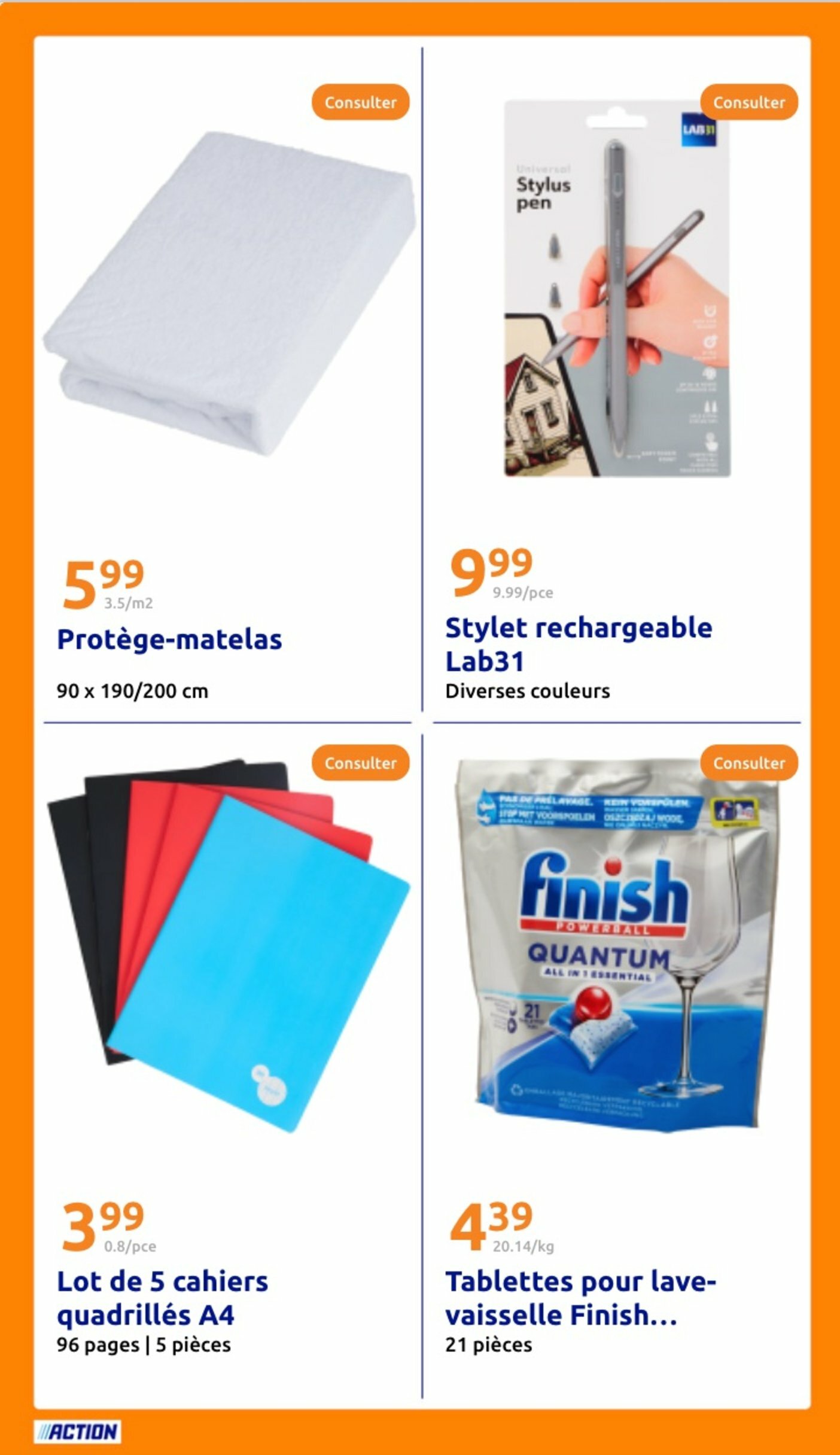 action - Catalogue Action valable du 20/08 au 26/08 - page: 26