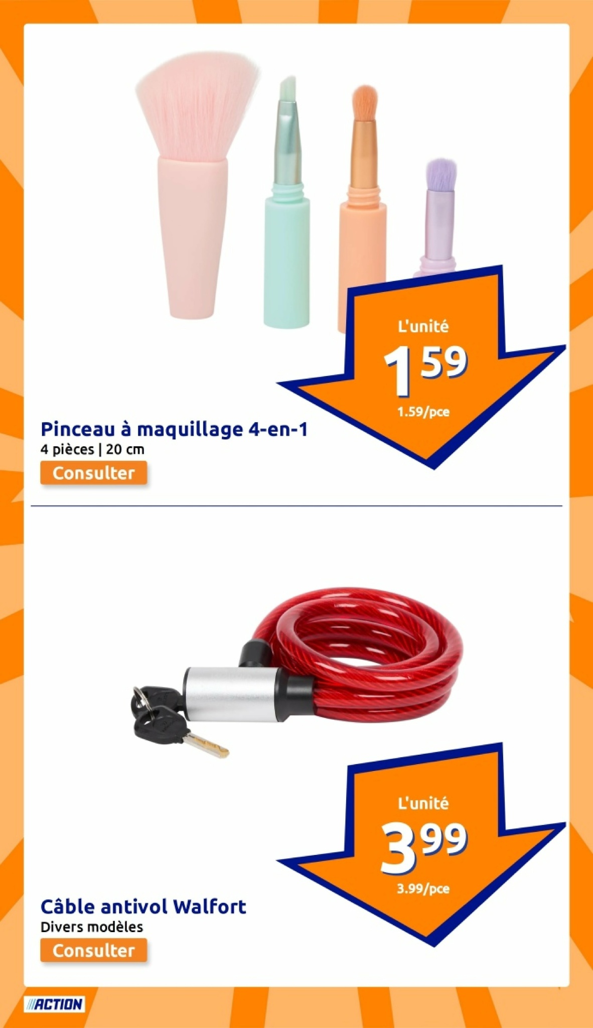 action - Catalogue Action valable du 03/09 au 09/09 - page: 17