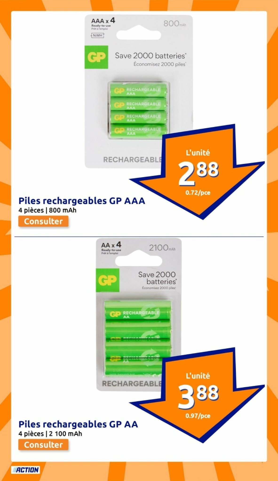 action - Catalogue Action valable du 03/09 au 09/09 - page: 8