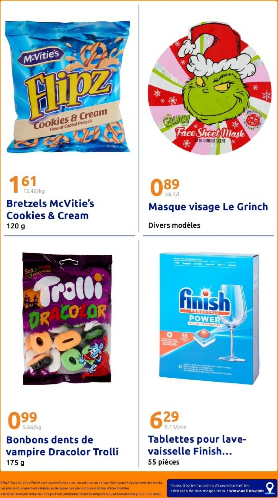 action - Catalogue Action valable du 22/10 au 28/10 - page: 34