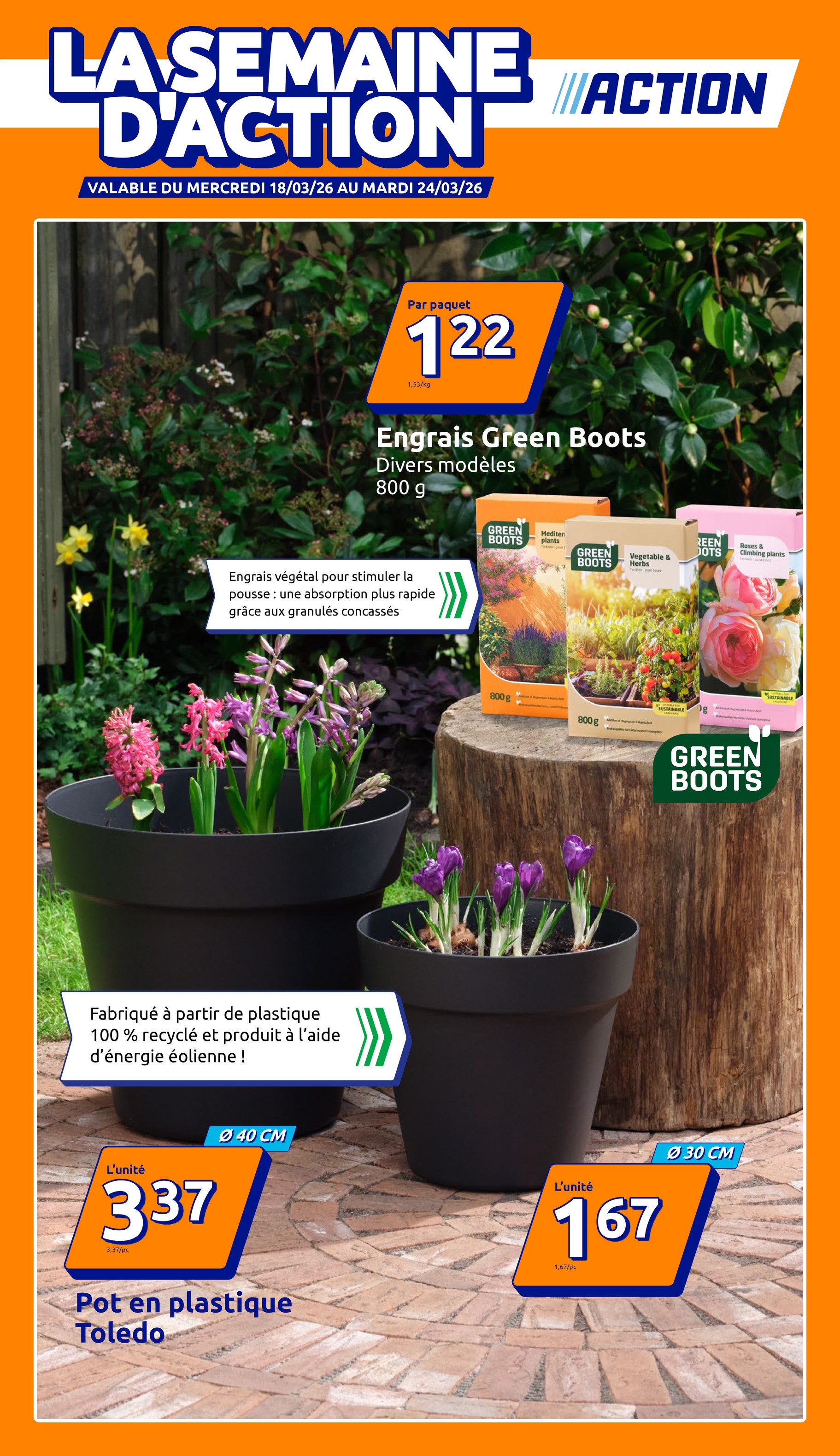 action - Catalogue Action valable du 18/03/2026 au 24/03/2026 - page: 1