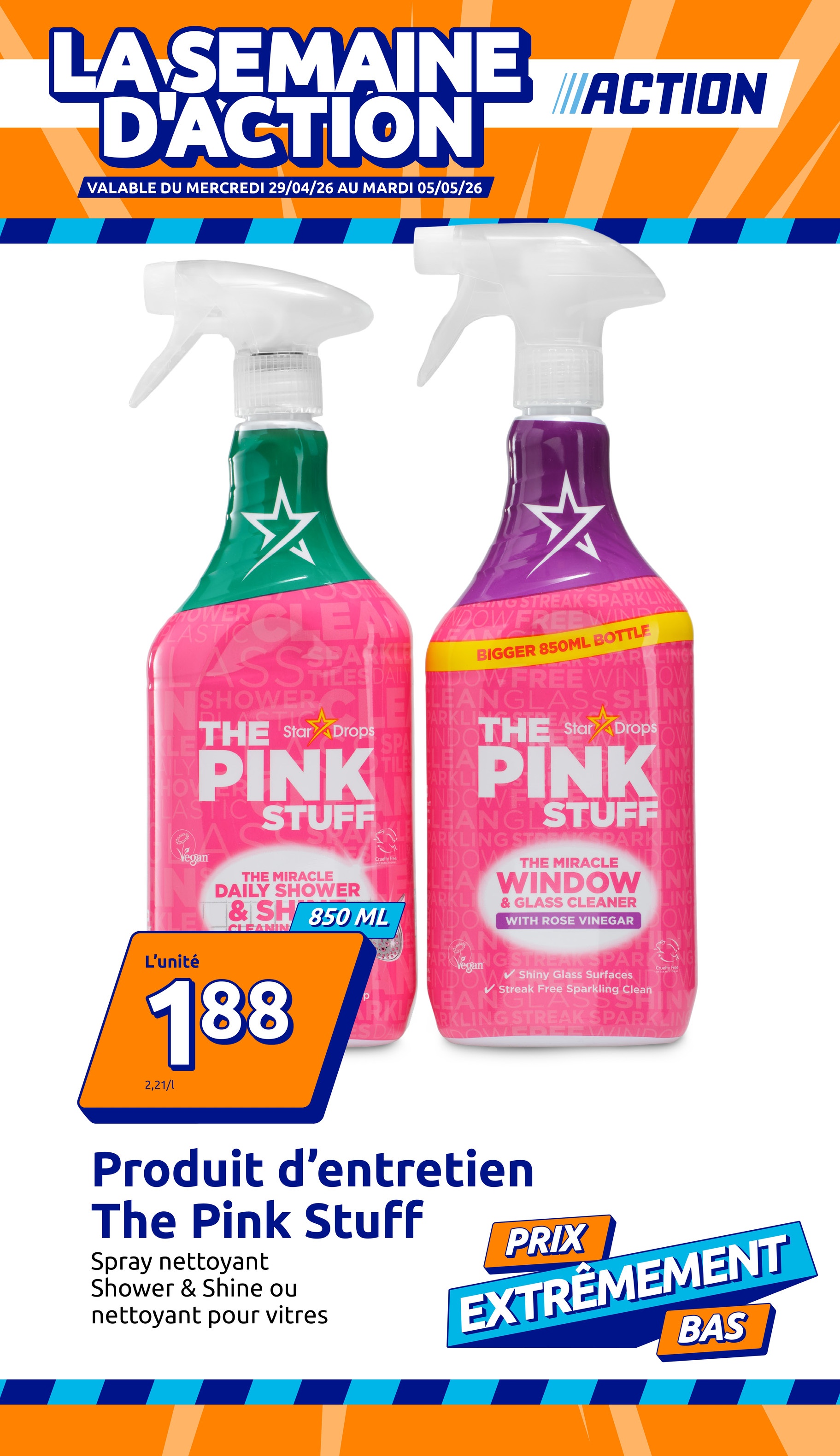 action - Current Action leaflet valid from du mercredi 29/04/2026 to du mardi 05/05/2026 - page: 1