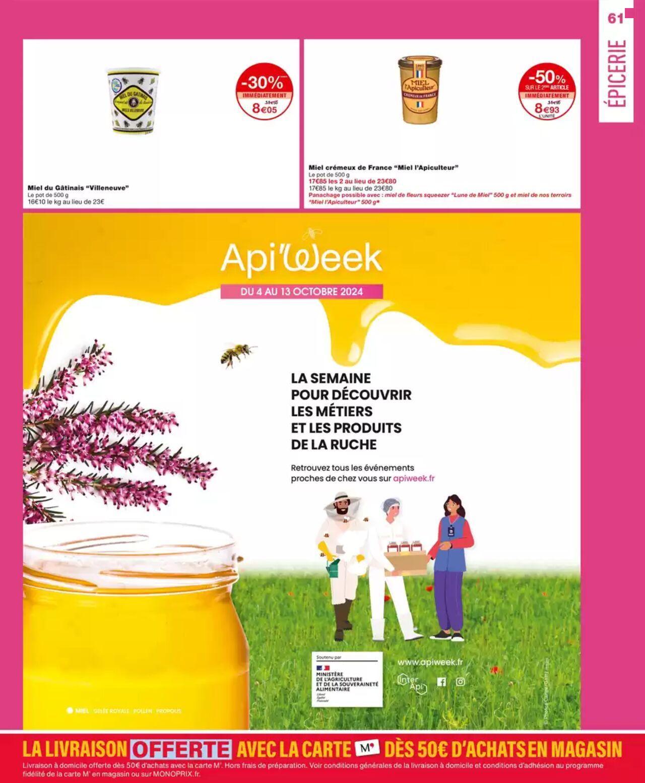 monoprix - Monoprix catalogue à partir du 09/10/2024 - 20/10/2024 - page: 61