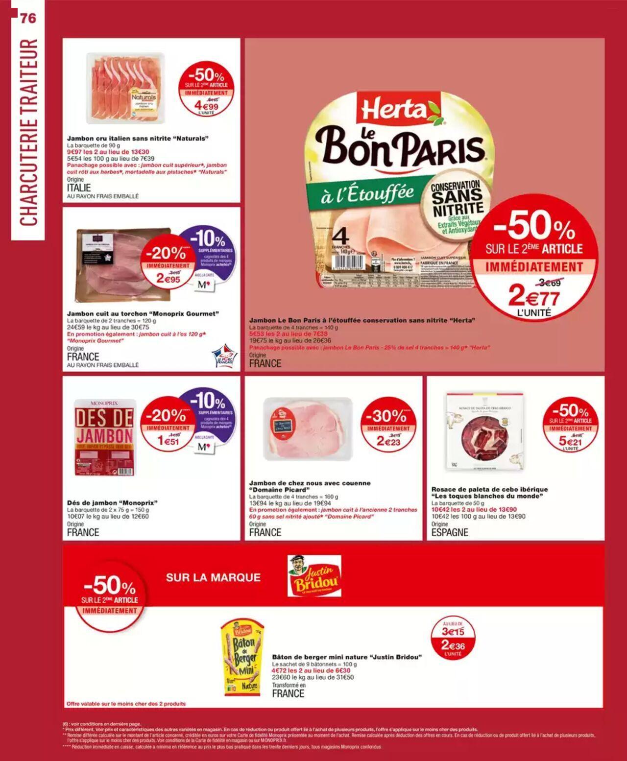 monoprix - Monoprix catalogue à partir du 09/10/2024 - 20/10/2024 - page: 76