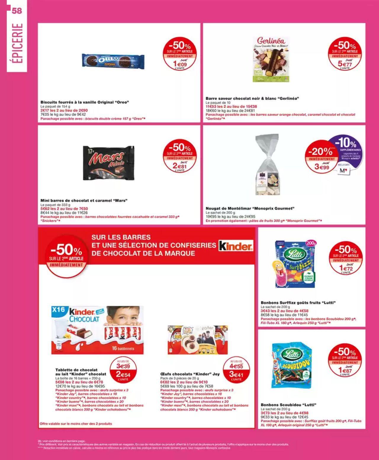 monoprix - Monoprix catalogue à partir du 09/10/2024 - 20/10/2024 - page: 58