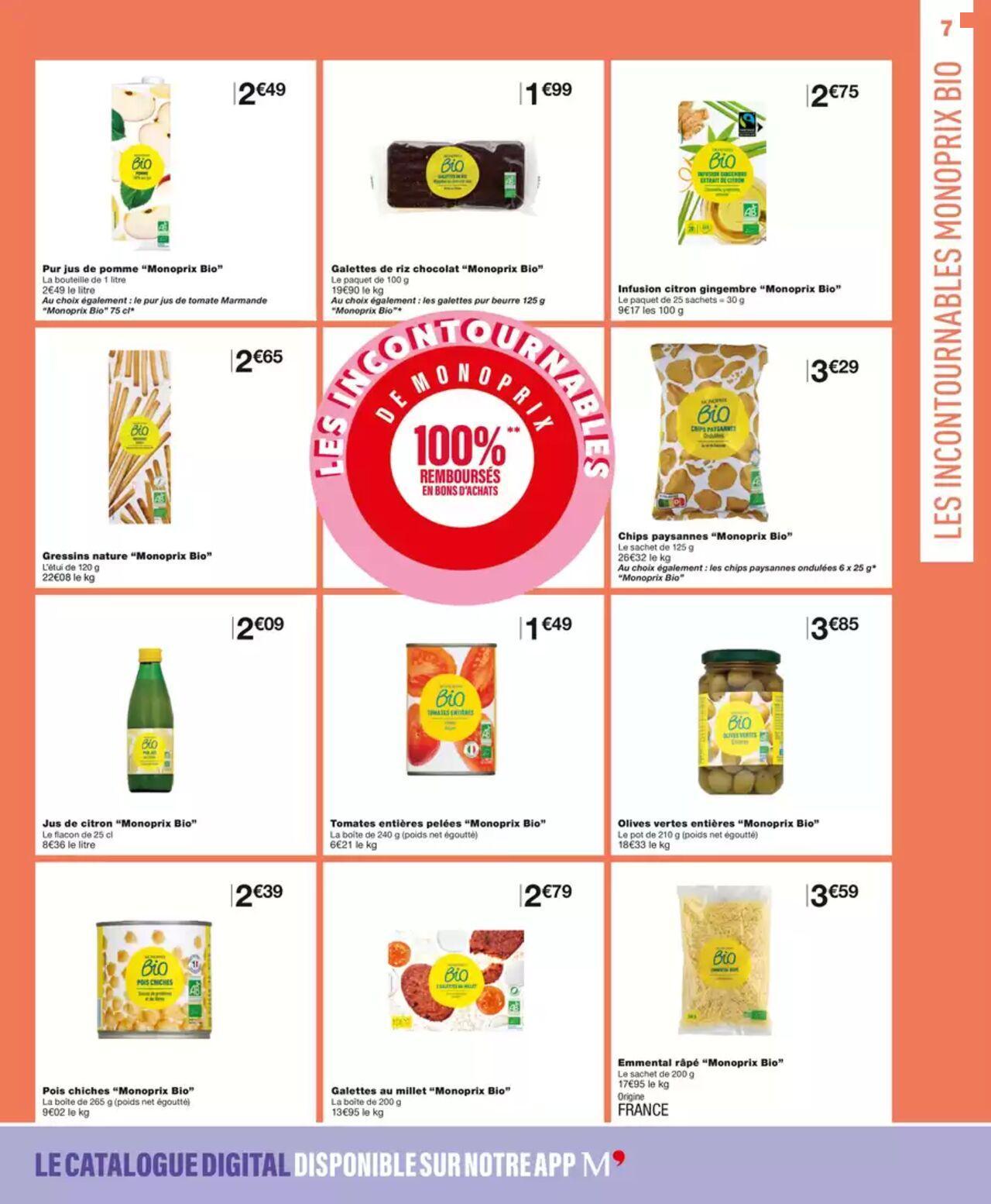 monoprix - Monoprix catalogue à partir du 09/10/2024 - 20/10/2024 - page: 7