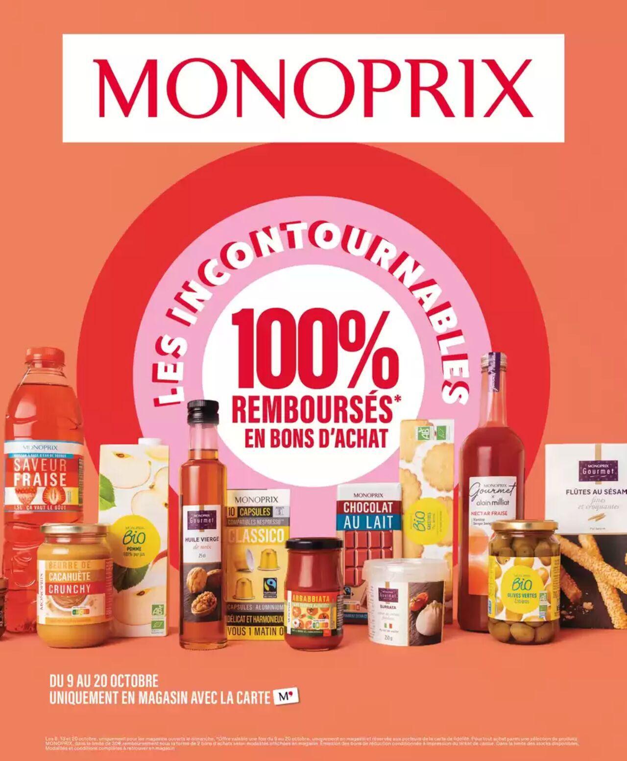 monoprix - Monoprix catalogue à partir du 09/10/2024 - 20/10/2024