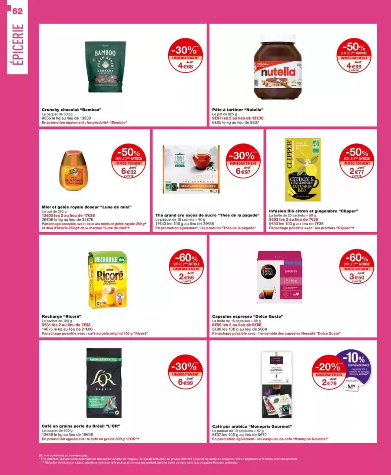 monoprix - Monoprix catalogue à partir du 09/10/2024 - 20/10/2024 - page: 62