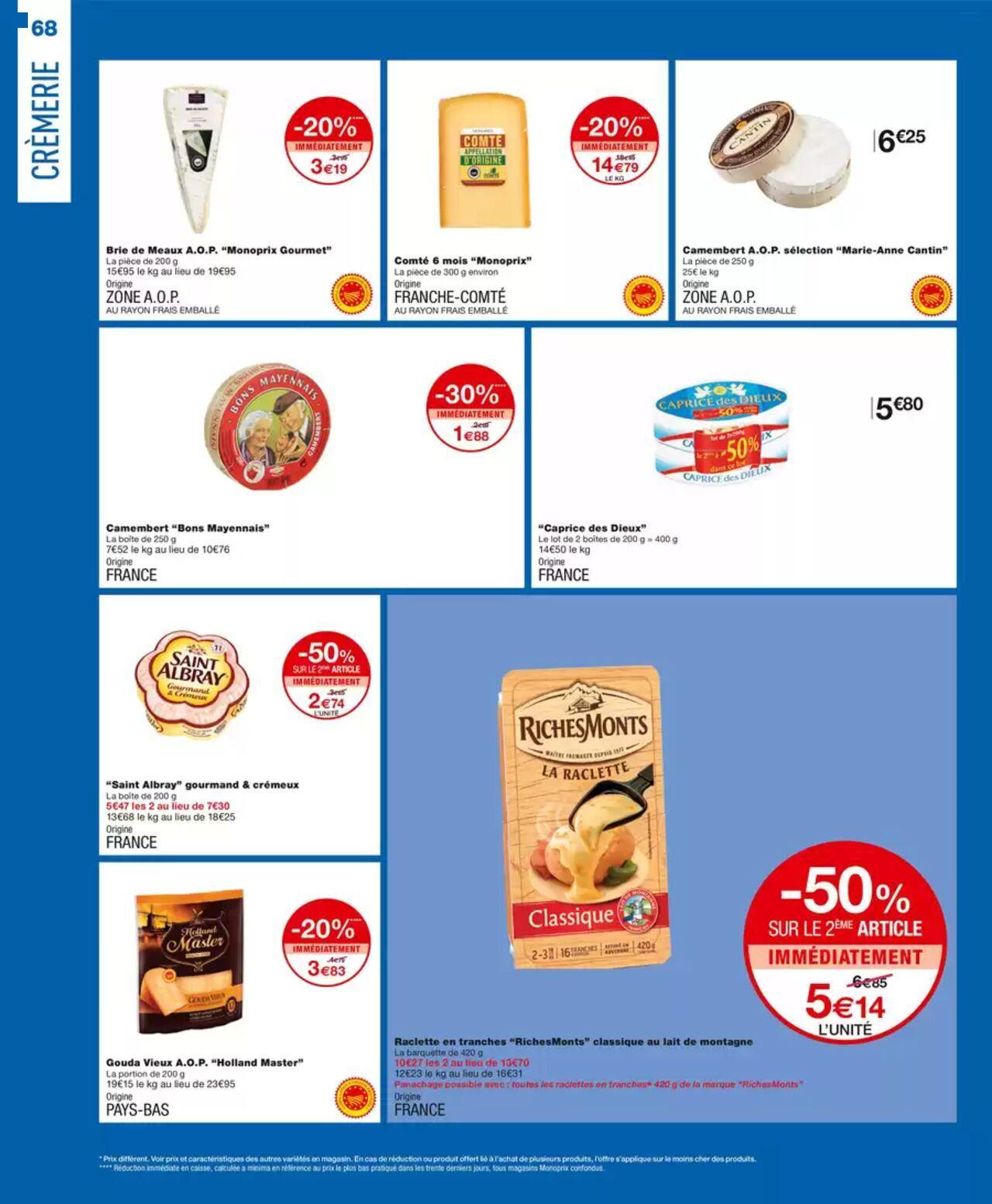 monoprix - Monoprix catalogue à partir du 09/10/2024 - 20/10/2024 - page: 68