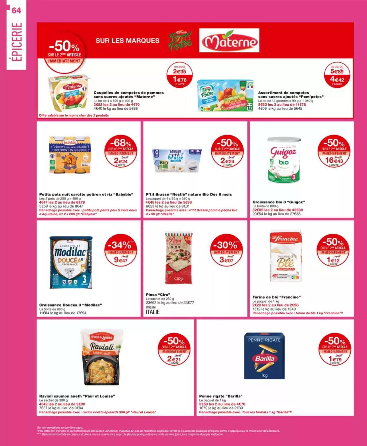 monoprix - Monoprix catalogue à partir du 09/10/2024 - 20/10/2024 - page: 64