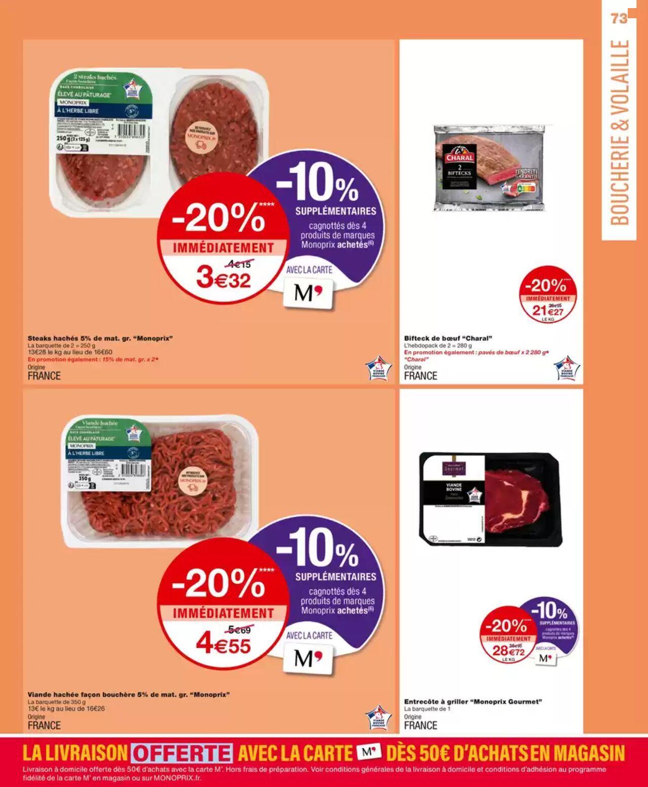 monoprix - Monoprix catalogue à partir du 09/10/2024 - 20/10/2024 - page: 73