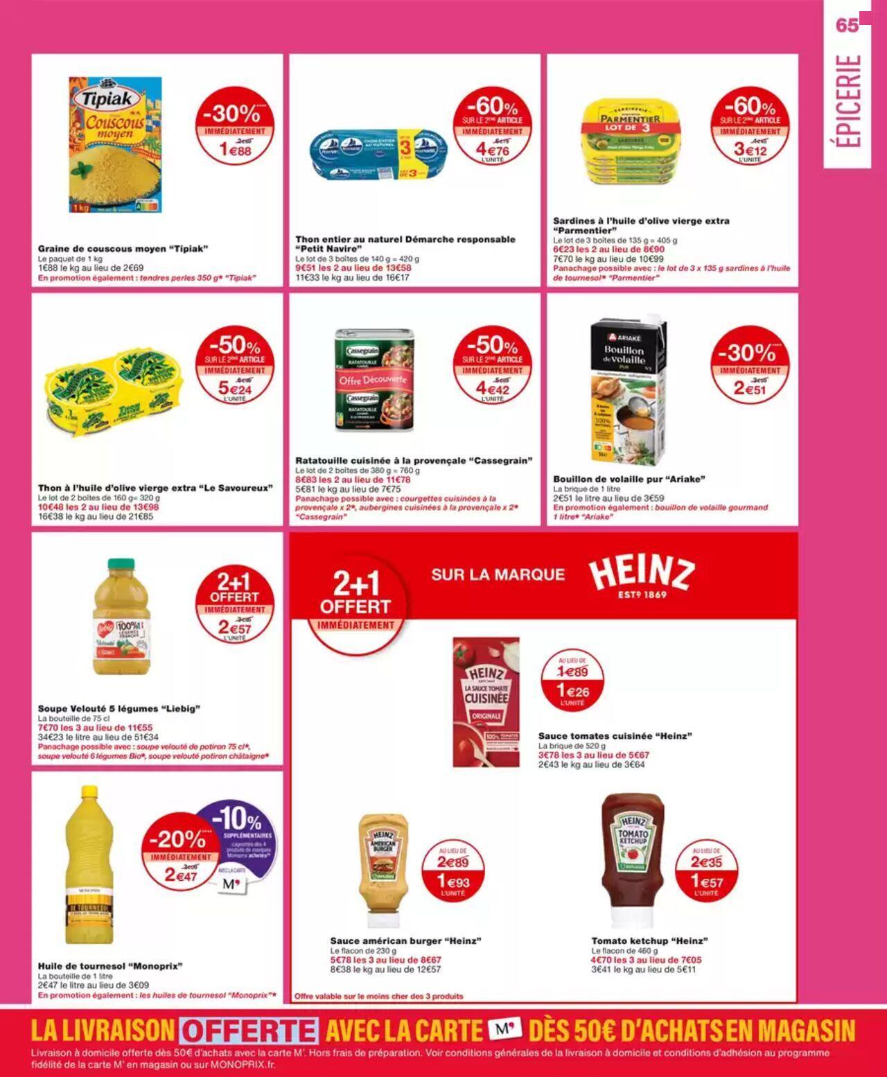 monoprix - Monoprix catalogue à partir du 09/10/2024 - 20/10/2024 - page: 65