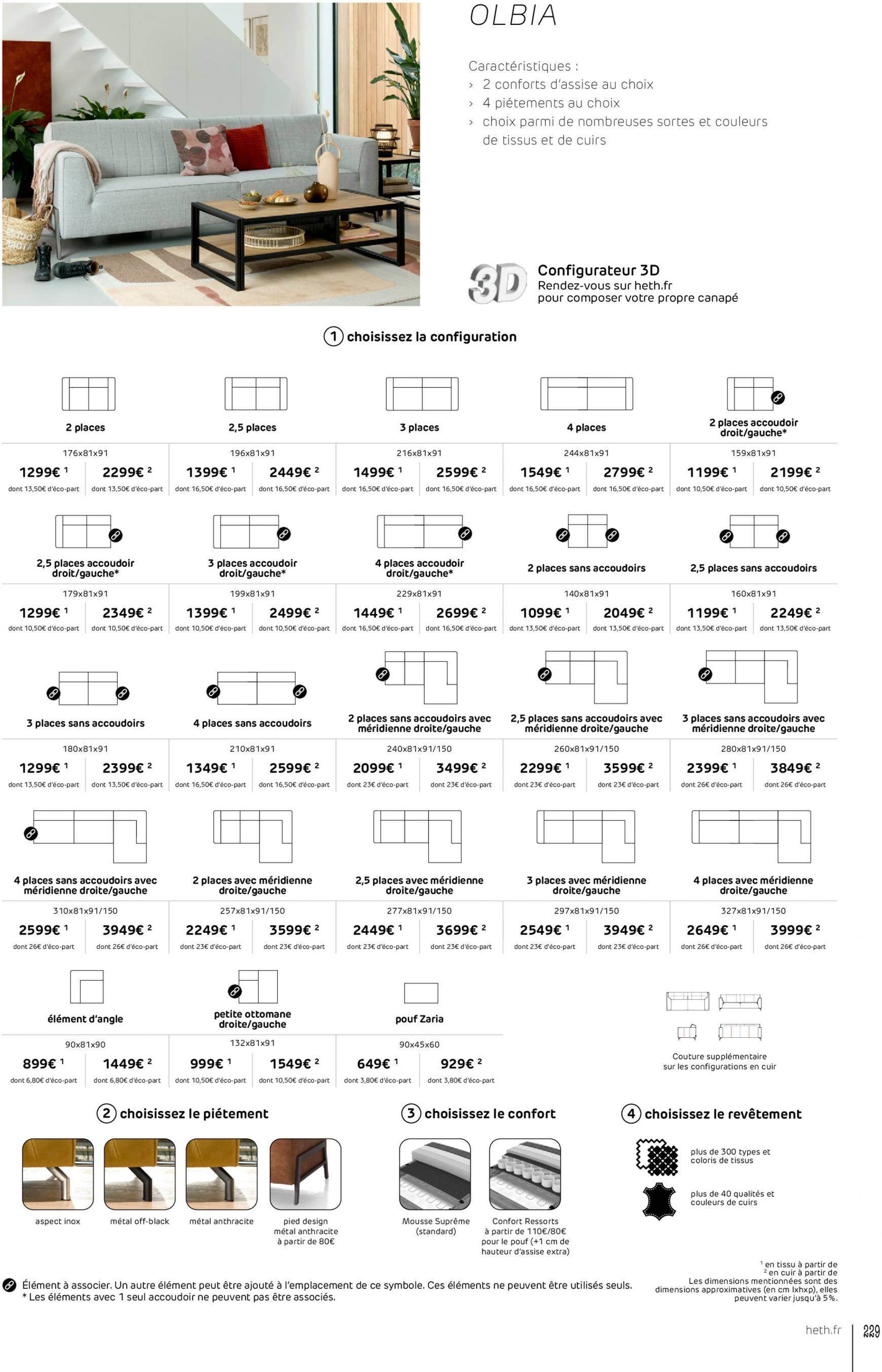 heth - Catalogue Heth valable dès 18.09. - 31.12. - page: 229