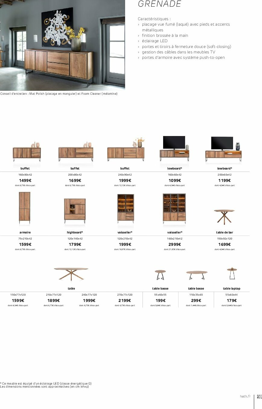 heth - Catalogue Heth valable du 01/09 au 31/12 - page: 201